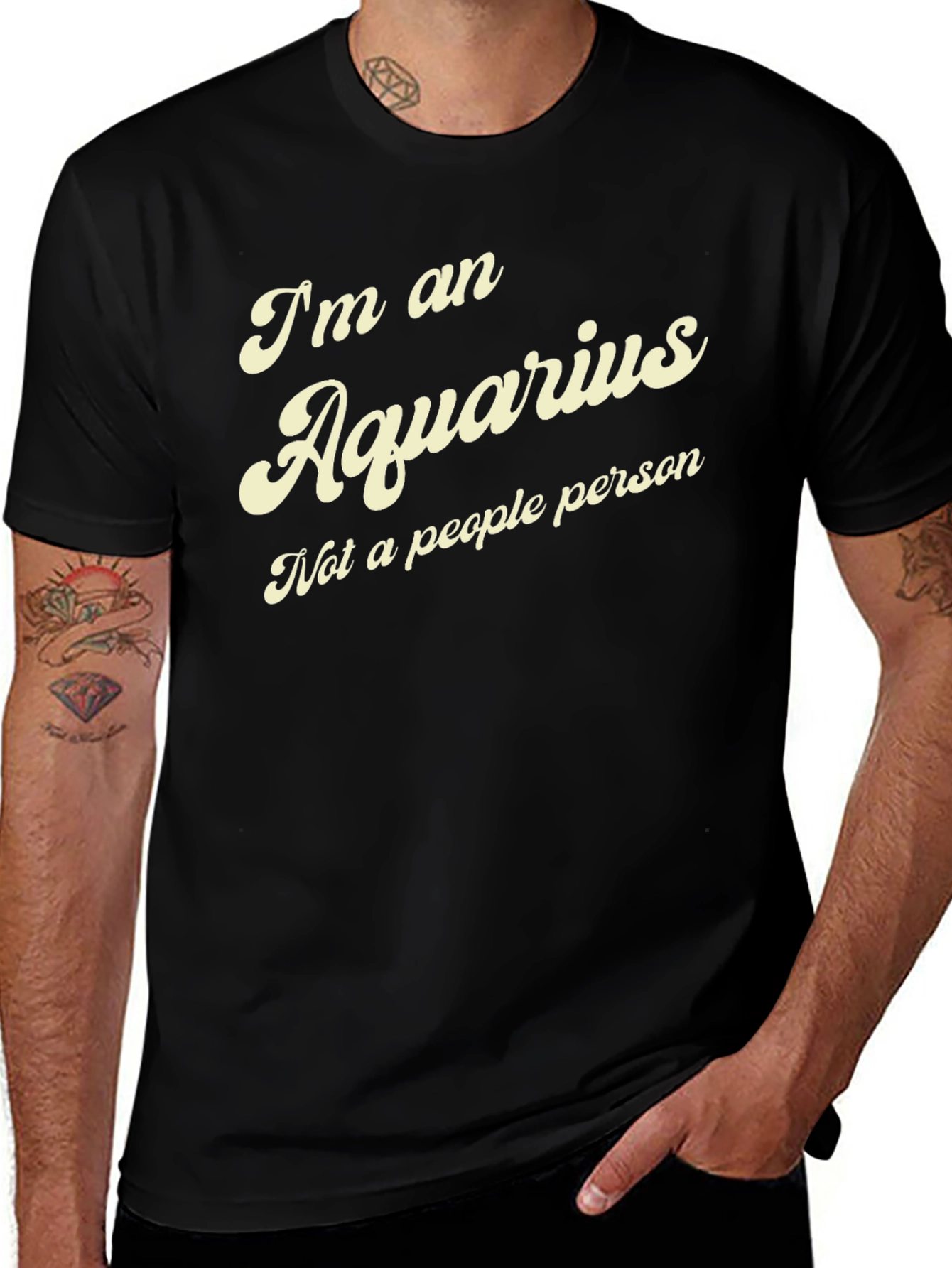 Aquarius Zodiac T-Shirt - Not a People Person