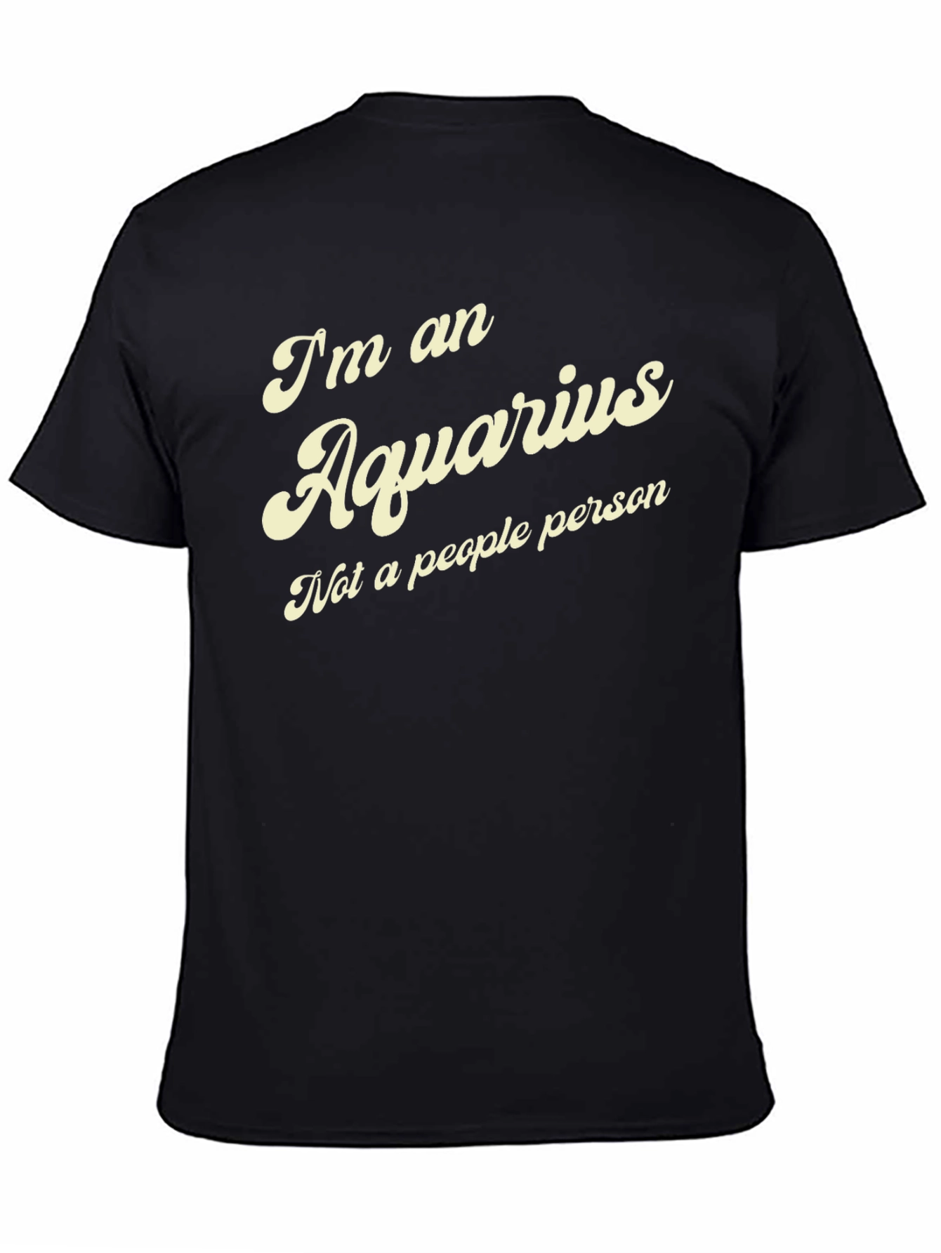 Aquarius Zodiac T-Shirt - Not a People Person