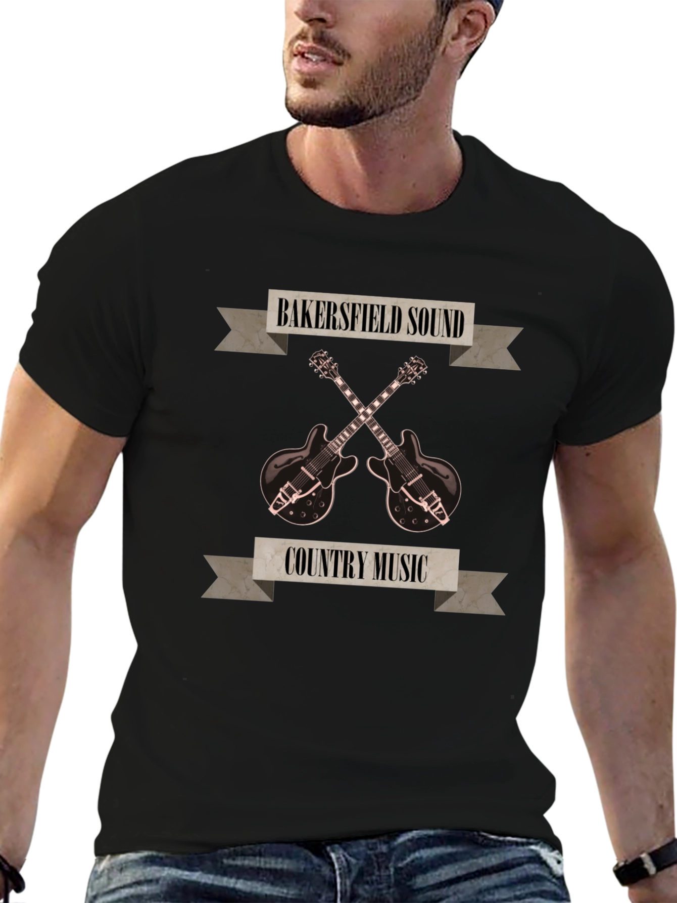 Bakersfield Sound Country Music Graphic T-Shirt