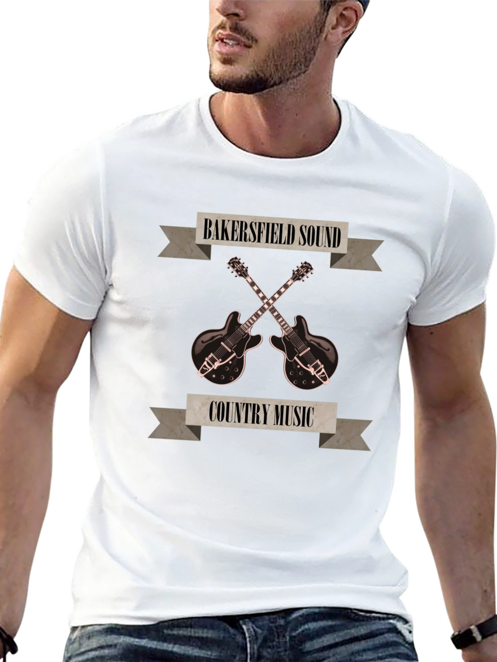 Bakersfield Sound Country Music Graphic T-Shirt