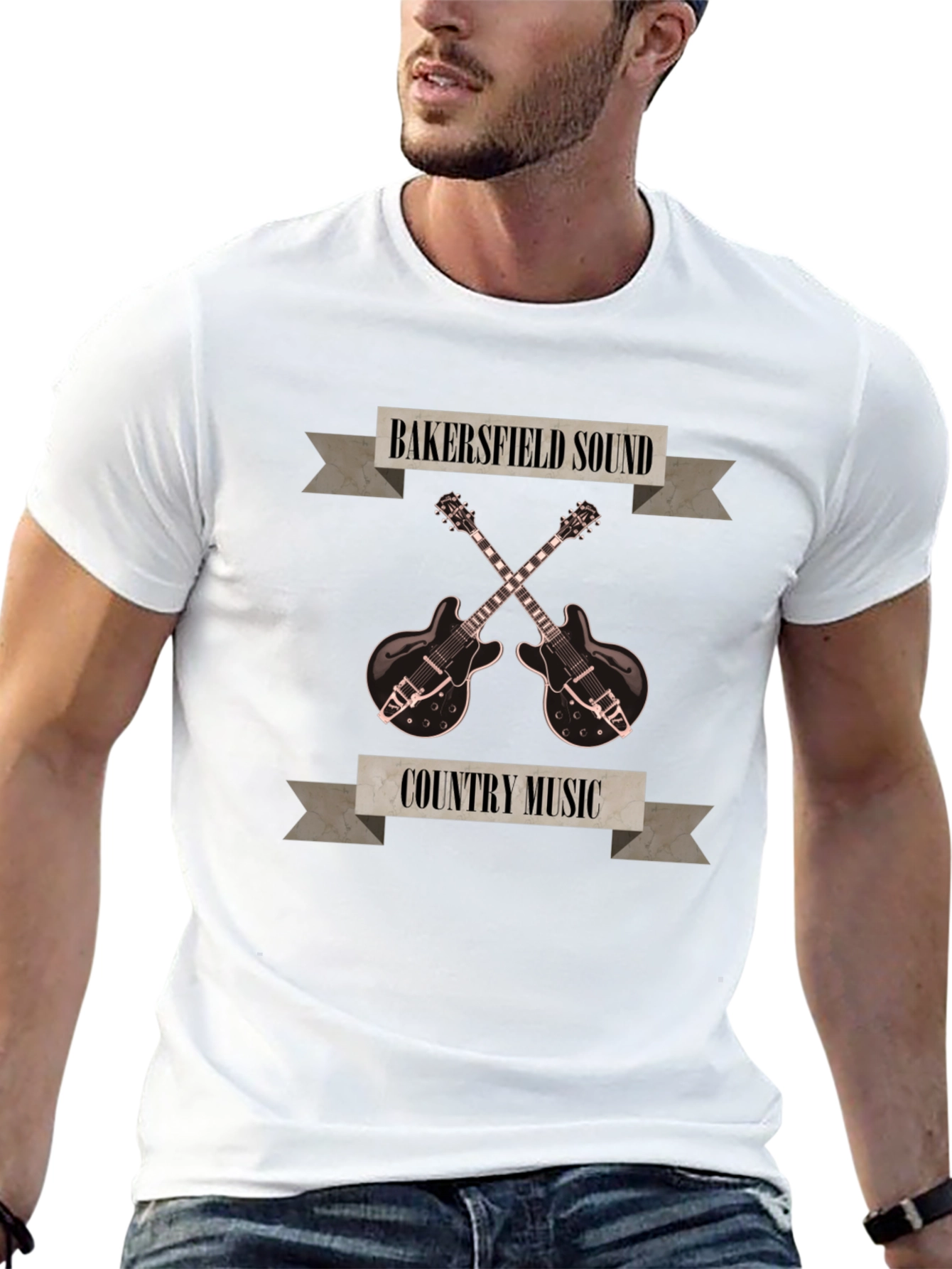 Bakersfield Sound Country Music Graphic T-Shirt