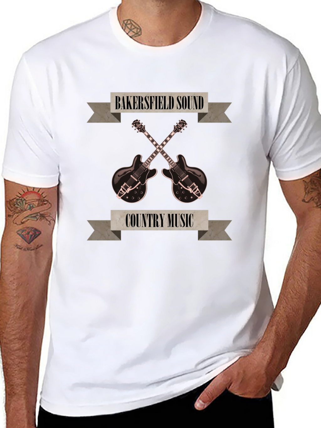 Bakersfield Sound Country Music Graphic T-Shirt