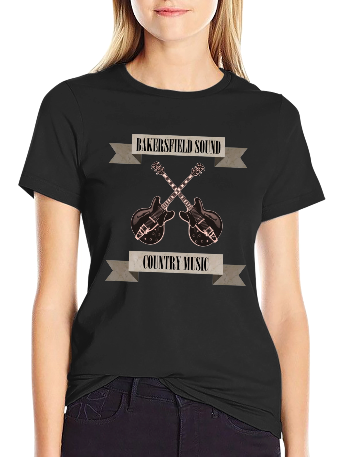 Bakersfield Sound Country Music Graphic T-Shirt