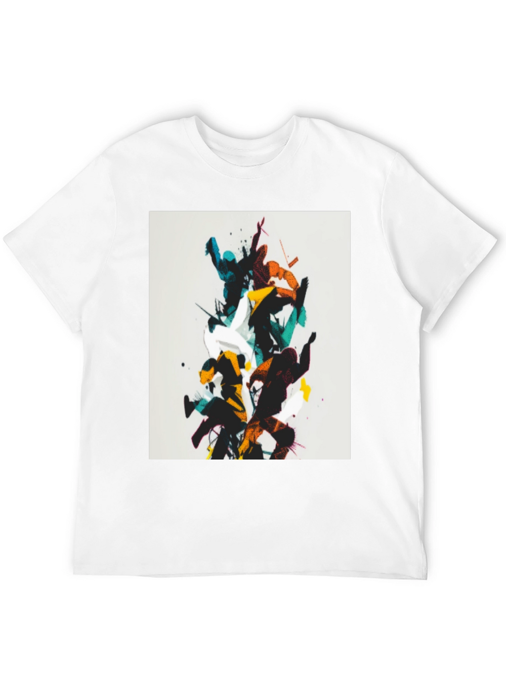 Abstract Martial Arts Black T-Shirt