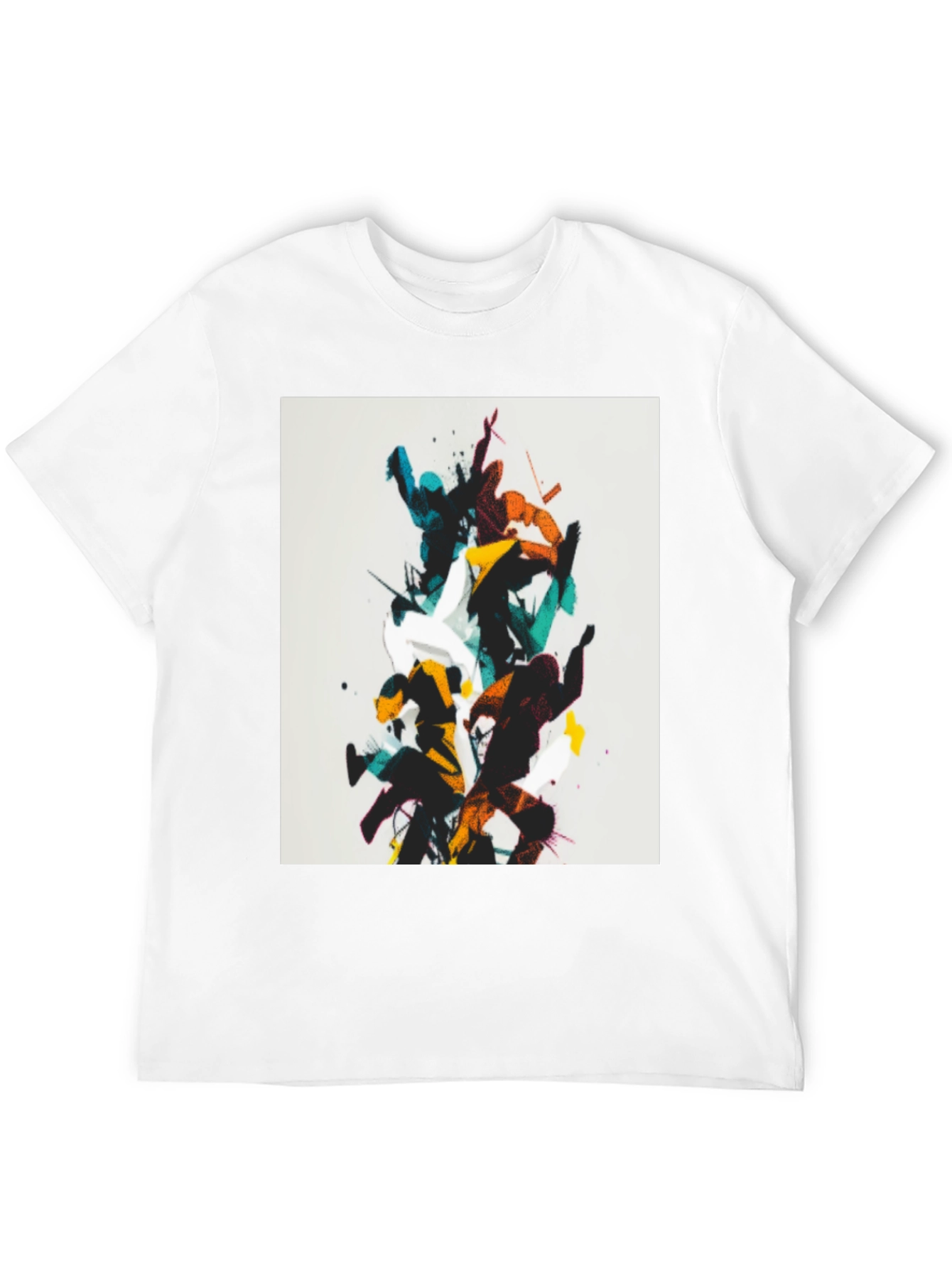 Abstract Martial Arts Black T-Shirt