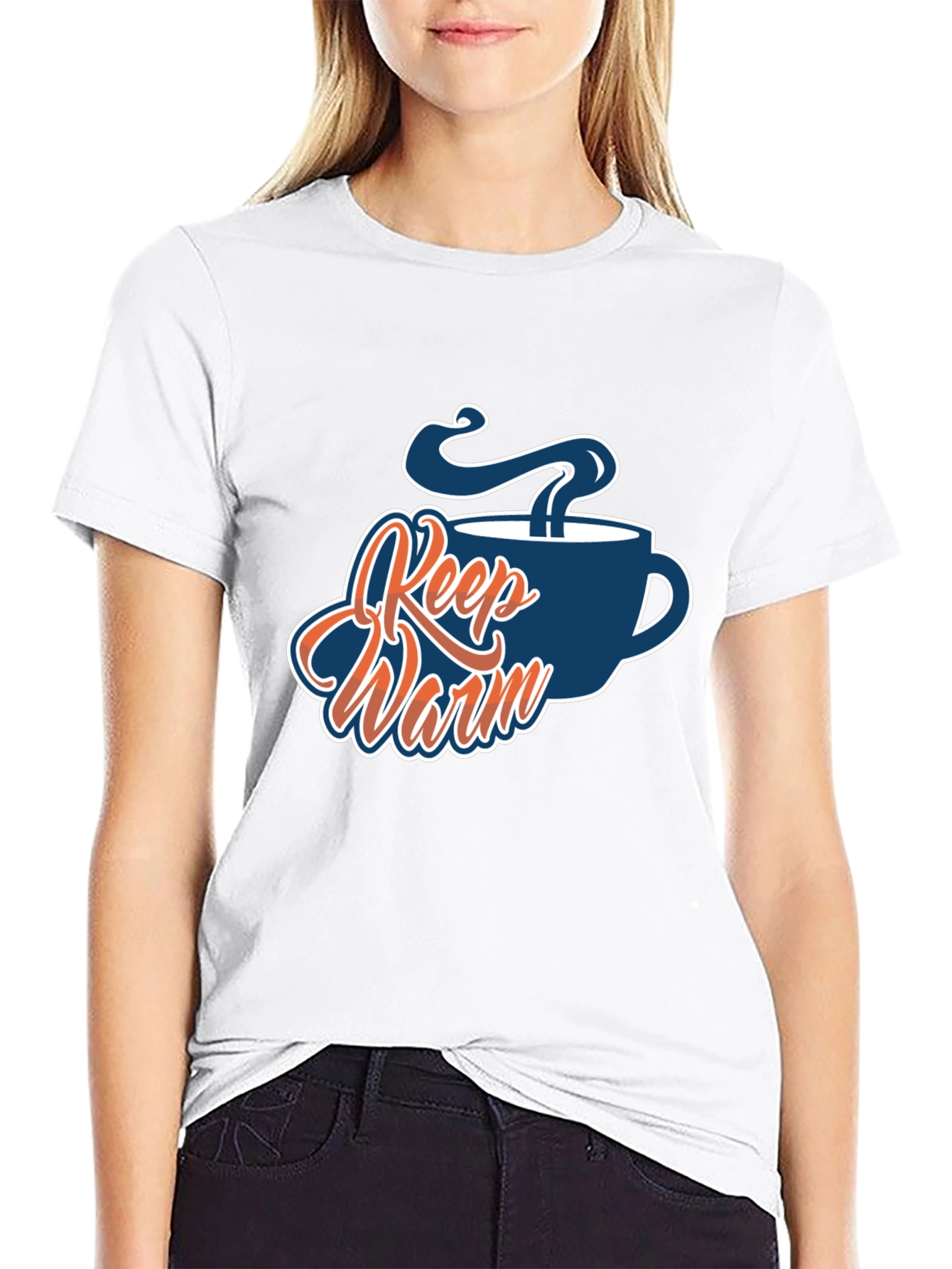 Keep Warm Coffee Cup Graphic Tee