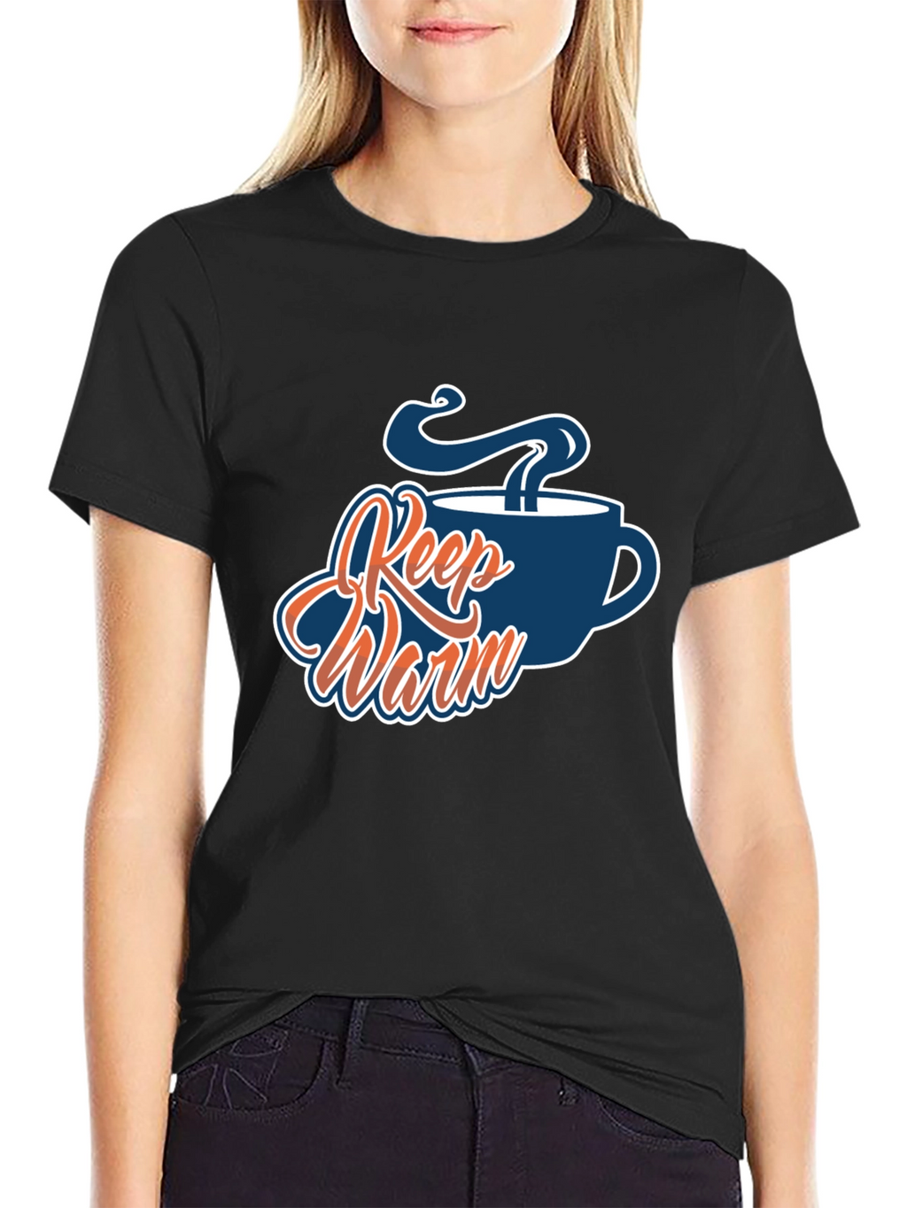 Keep Warm Coffee Cup Graphic Tee