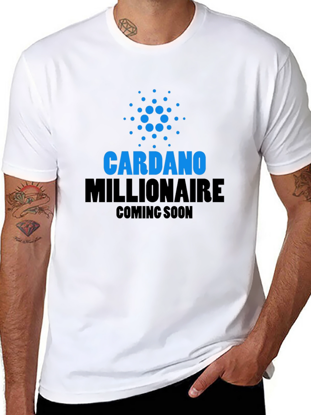 Cardano Millionaire T-Shirt - Crypto HODL Tee
