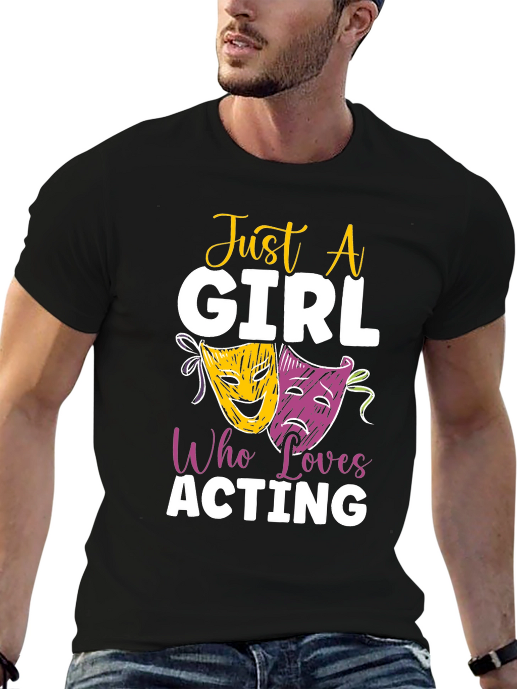 Just a Girl Who Loves Acting T-Shirt