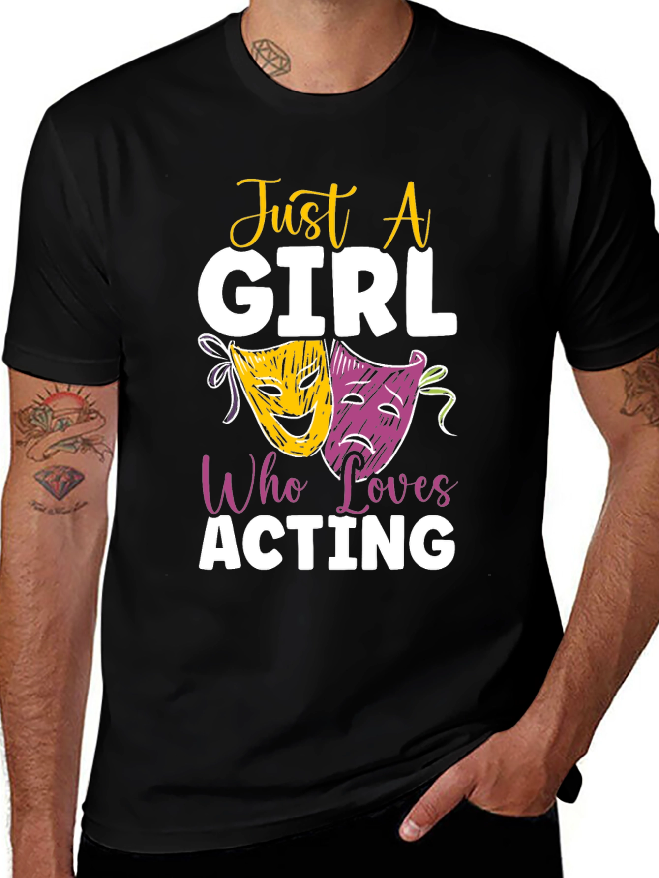 Just a Girl Who Loves Acting T-Shirt