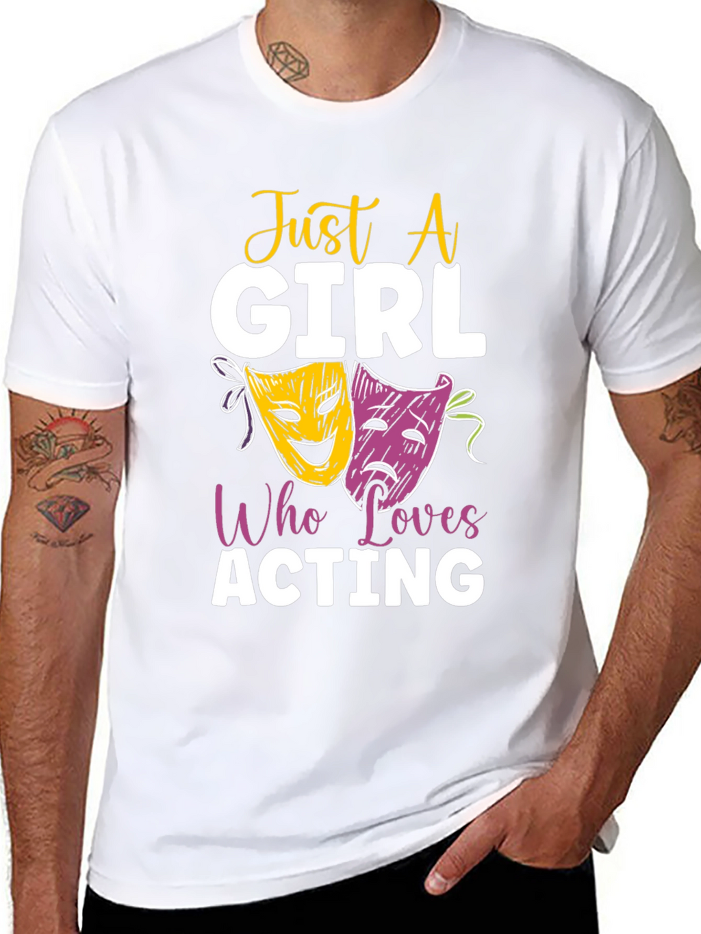 Just a Girl Who Loves Acting T-Shirt
