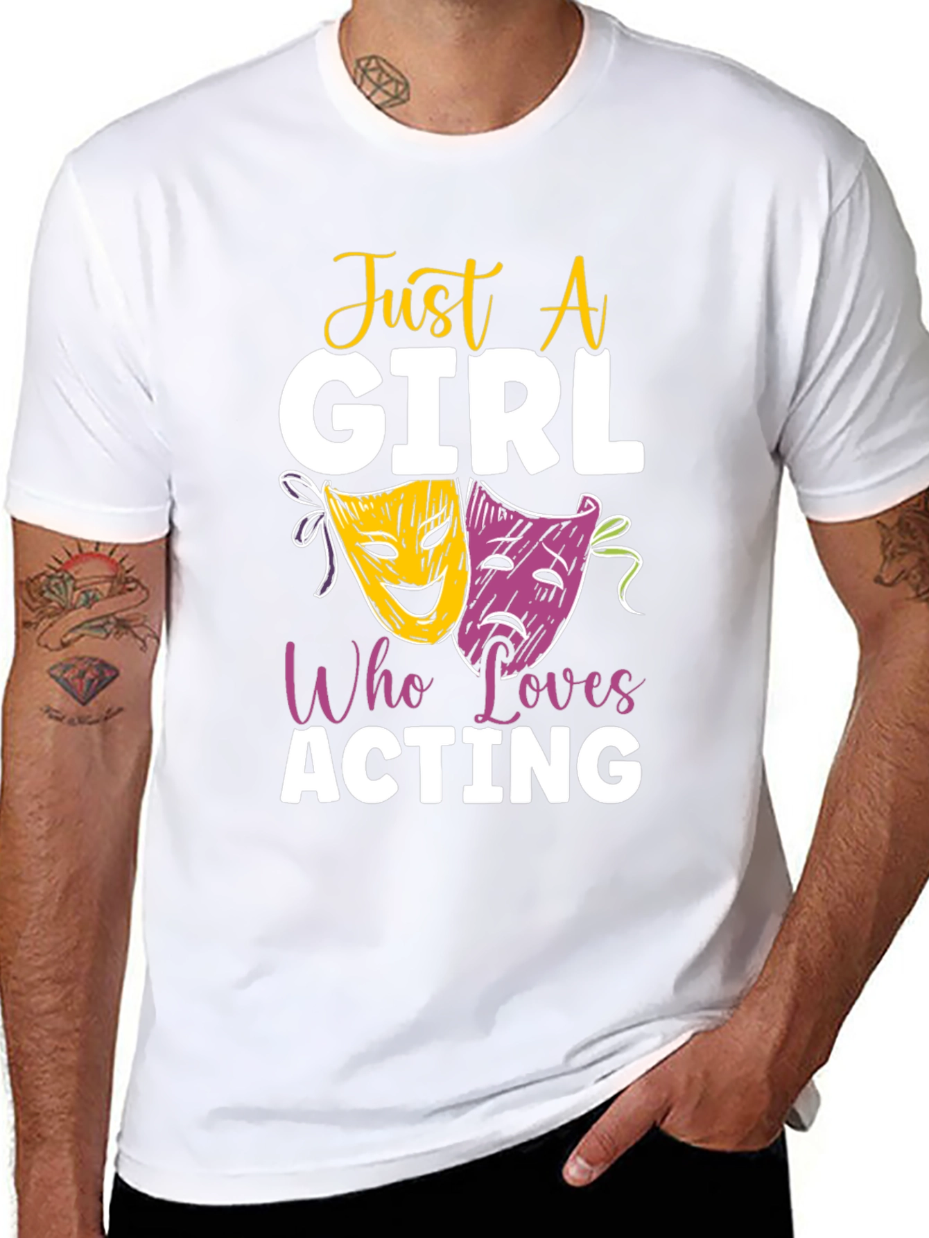 Just a Girl Who Loves Acting T-Shirt