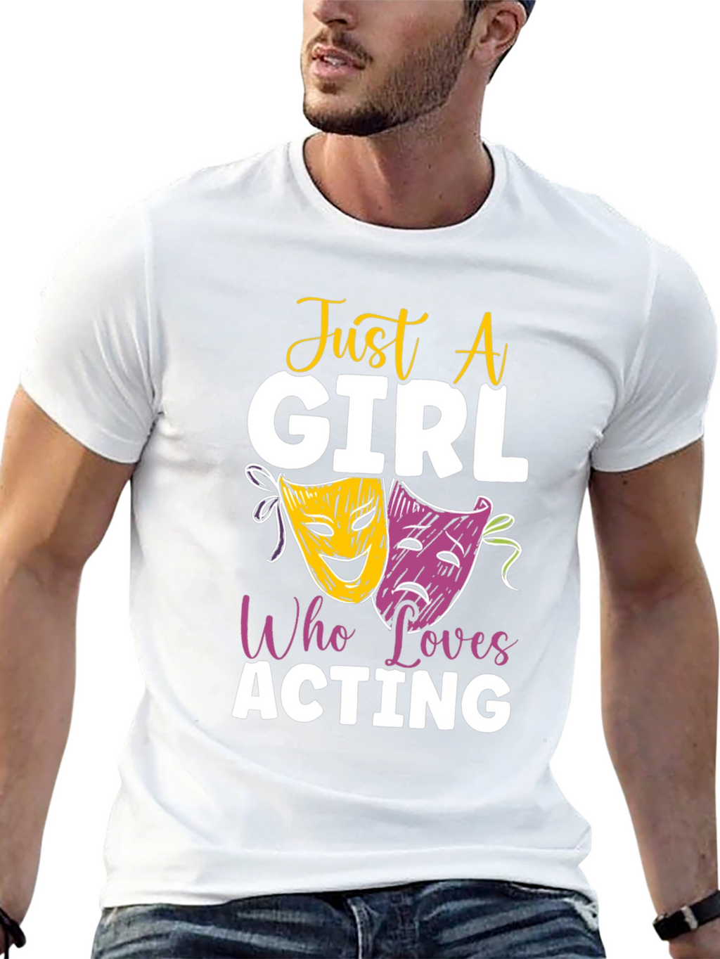 Just a Girl Who Loves Acting T-Shirt