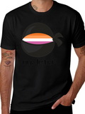 Ninja Lesbian Pride T-Shirt - Black Tee