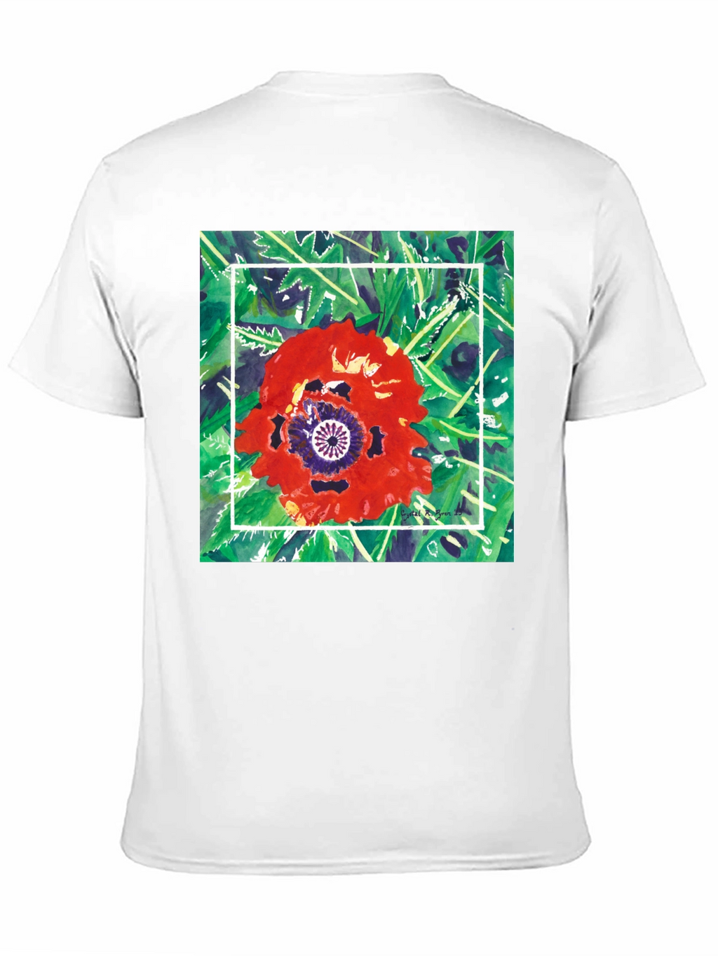 Floral Graphic T-Shirt - Unique Artistic Print