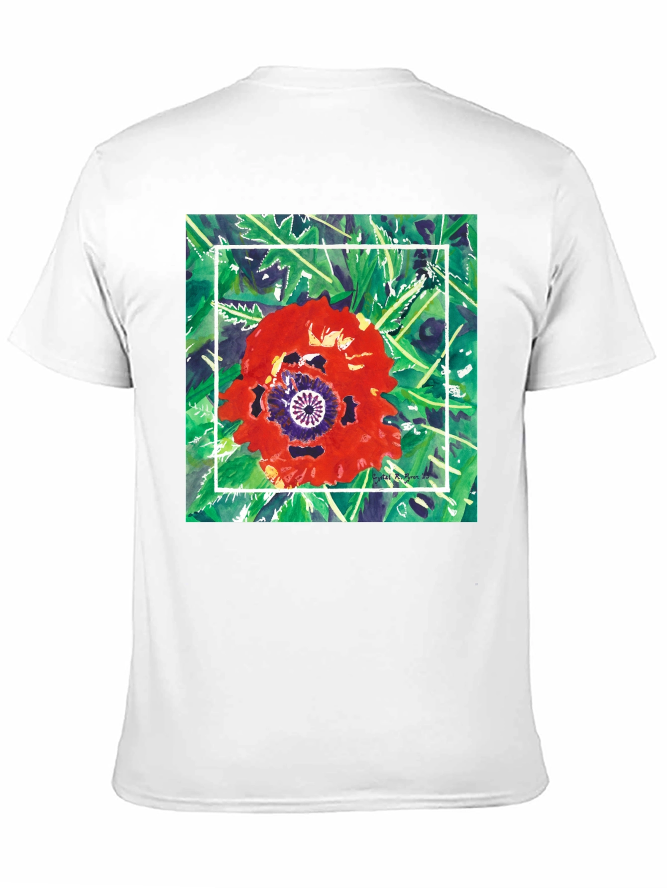 Floral Graphic T-Shirt - Unique Artistic Print