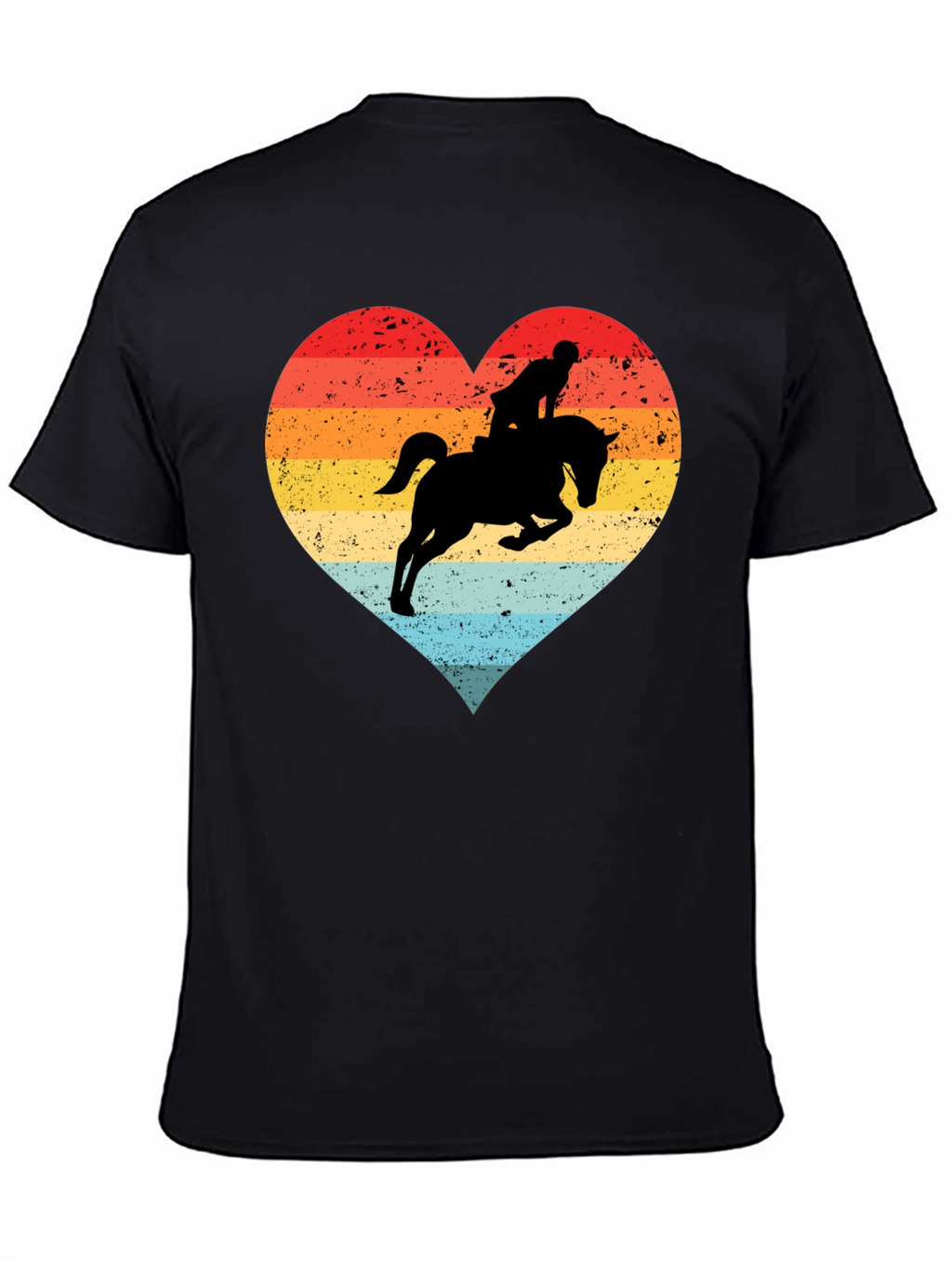 Equestrian Heart T-Shirt - Horse Riding Love Tee