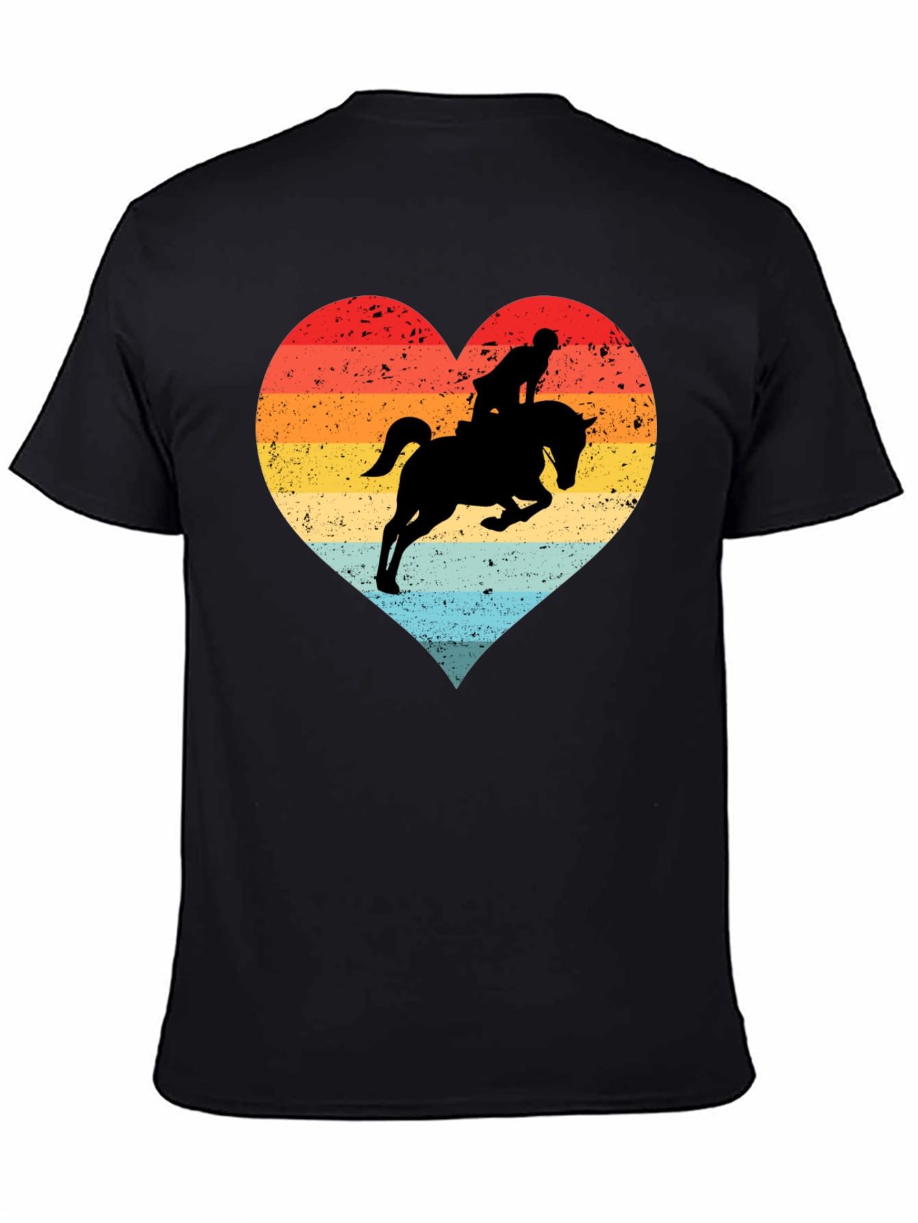 Equestrian Heart T-Shirt - Horse Riding Love Tee