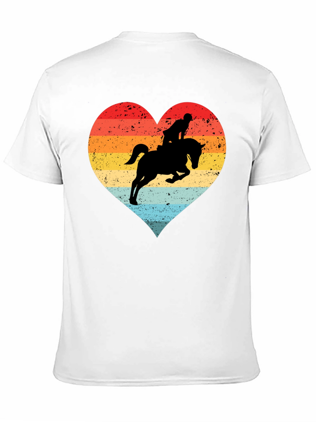 Equestrian Heart T-Shirt - Horse Riding Love Tee