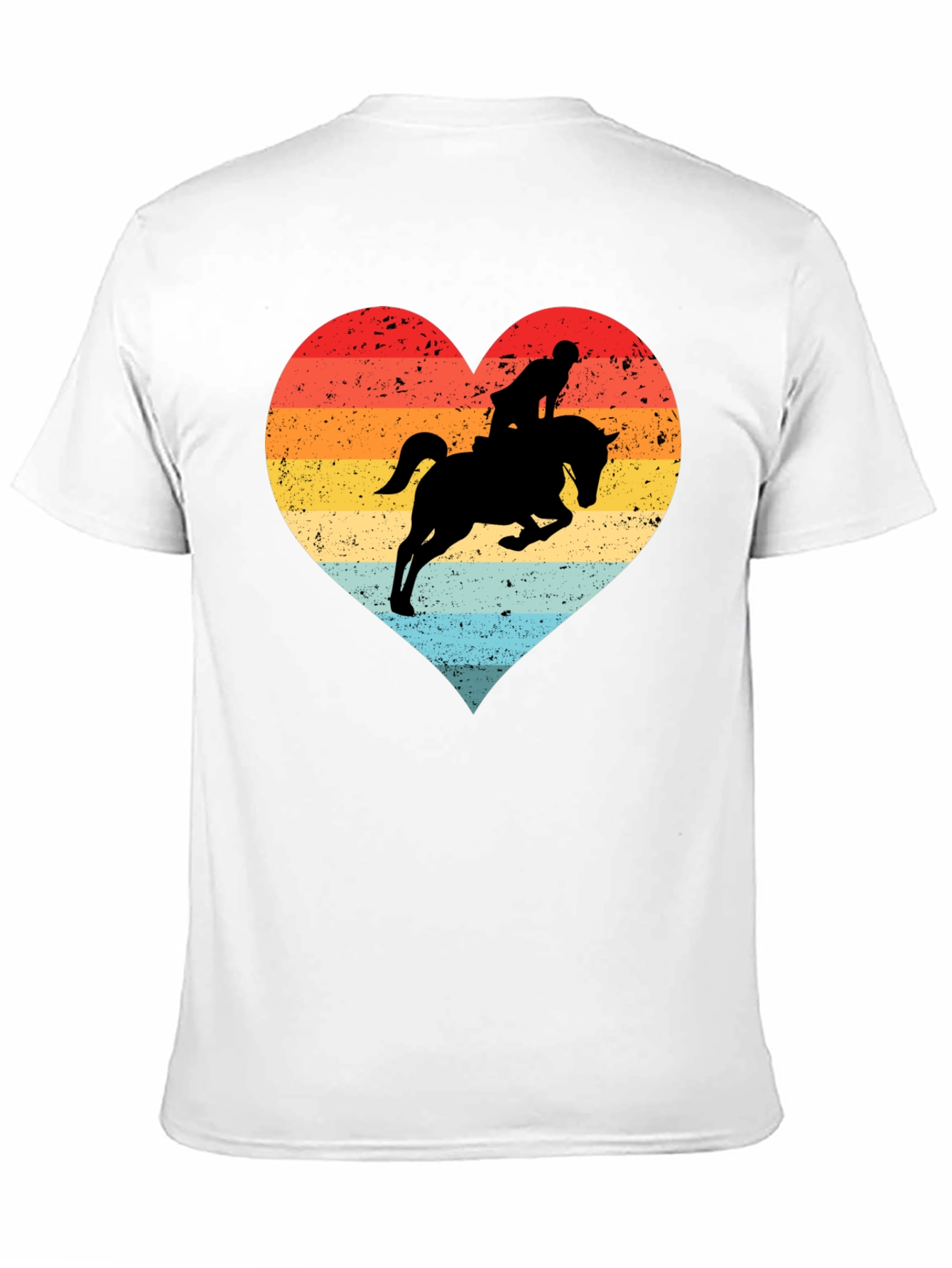 Equestrian Heart T-Shirt - Horse Riding Love Tee