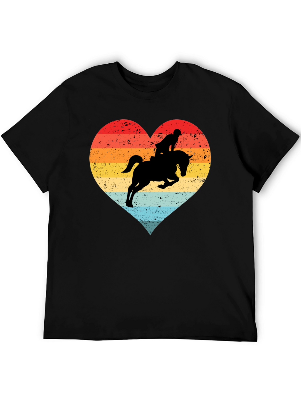 Equestrian Heart T-Shirt - Horse Riding Love Tee