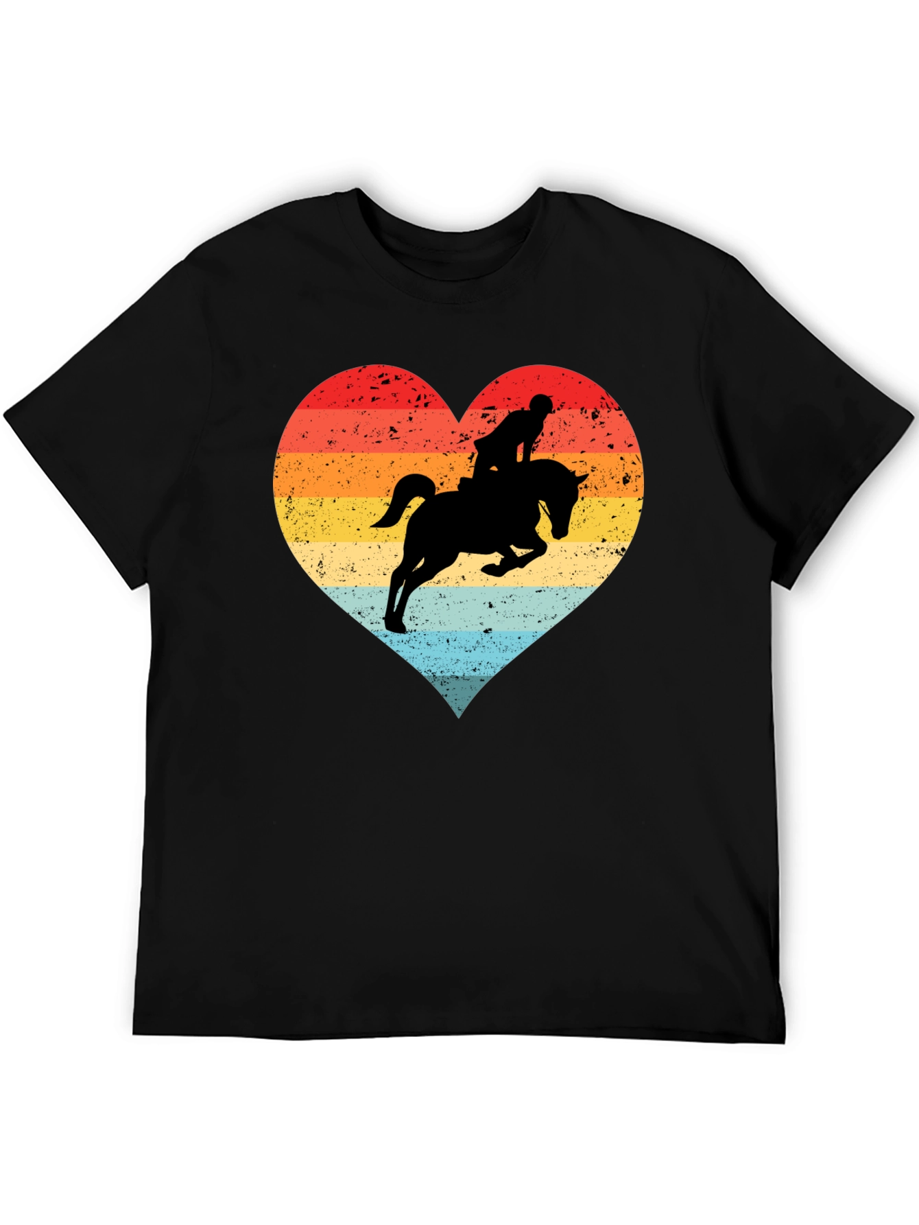 Equestrian Heart T-Shirt - Horse Riding Love Tee