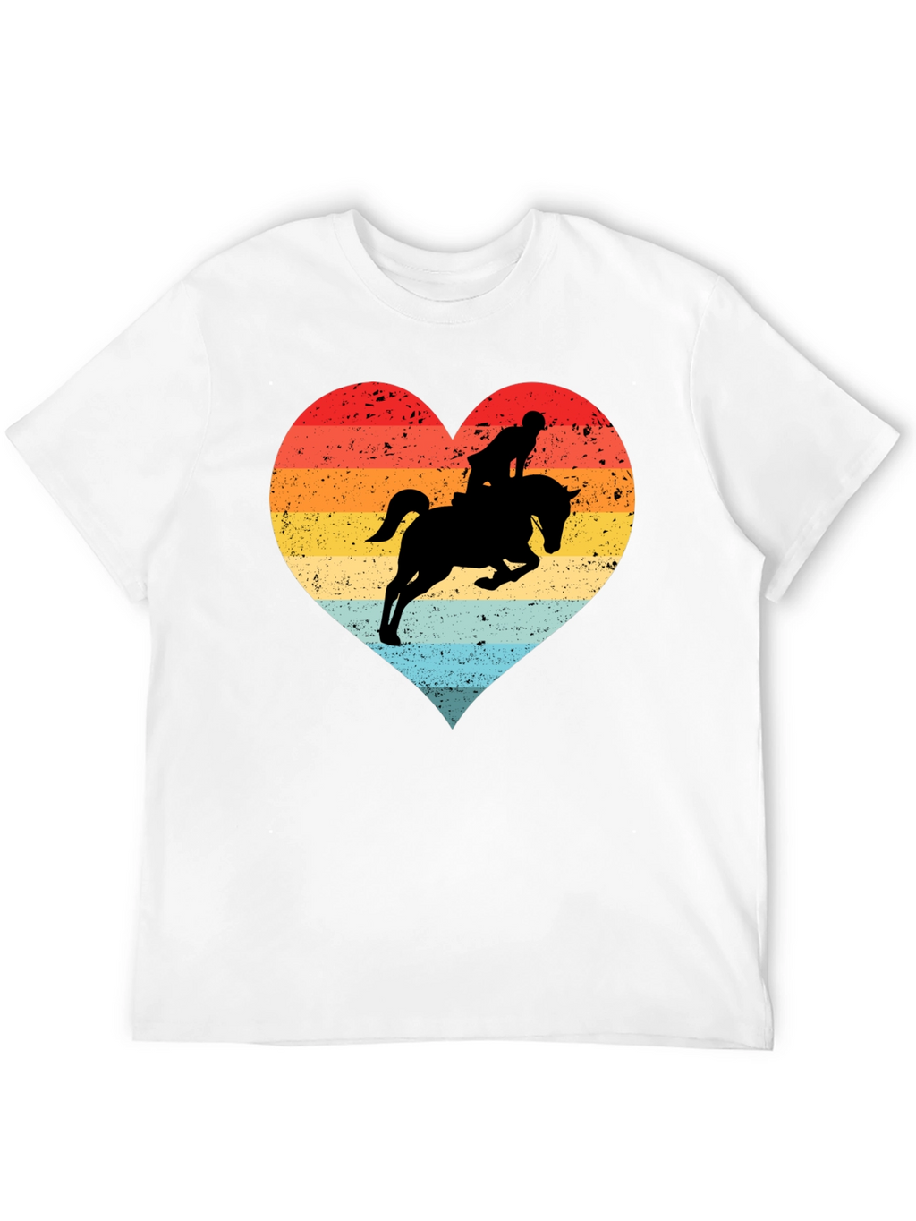 Equestrian Heart T-Shirt - Horse Riding Love Tee