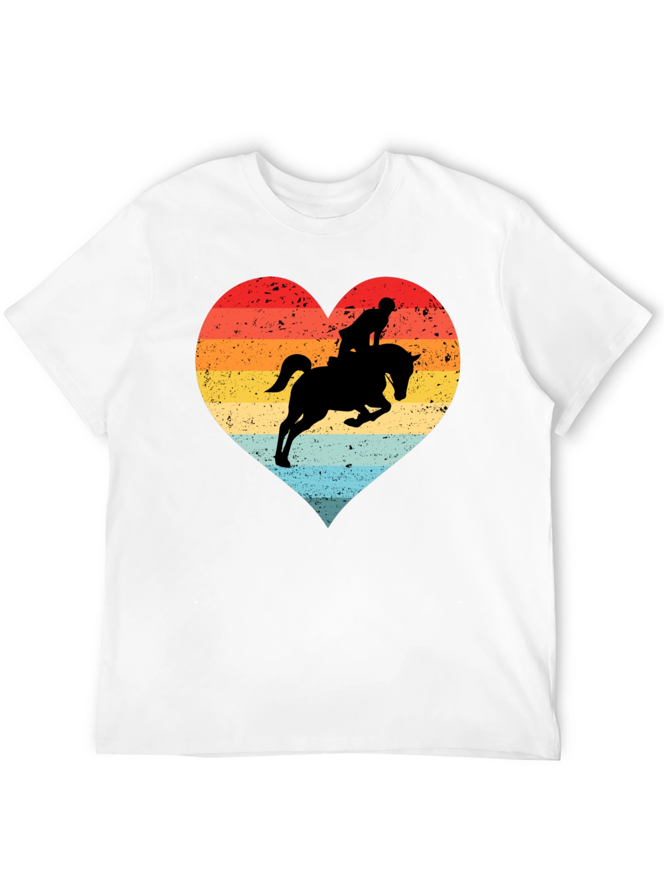Equestrian Heart T-Shirt - Horse Riding Love Tee