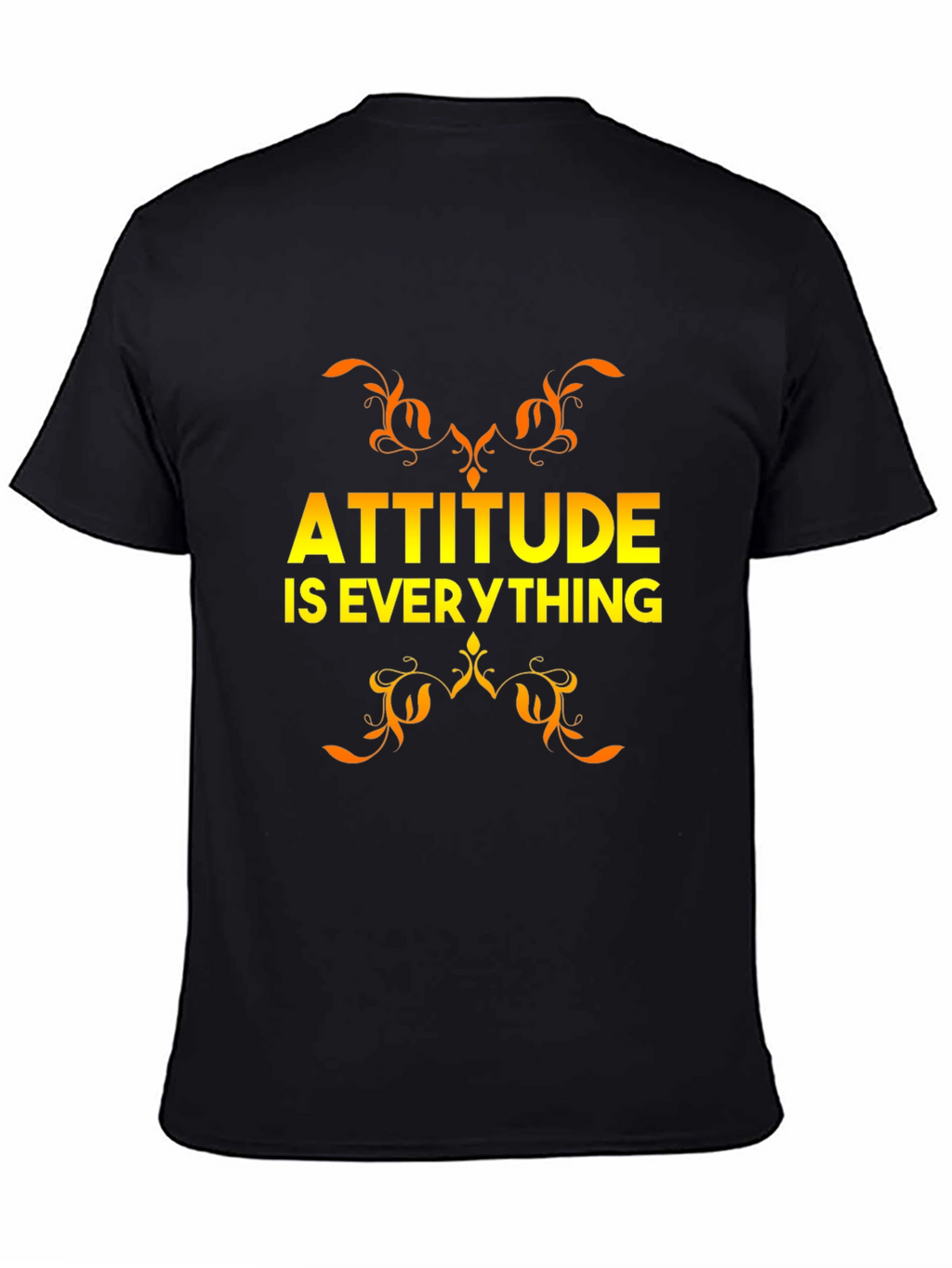 Attitude is Everything Graphic Tee - Black