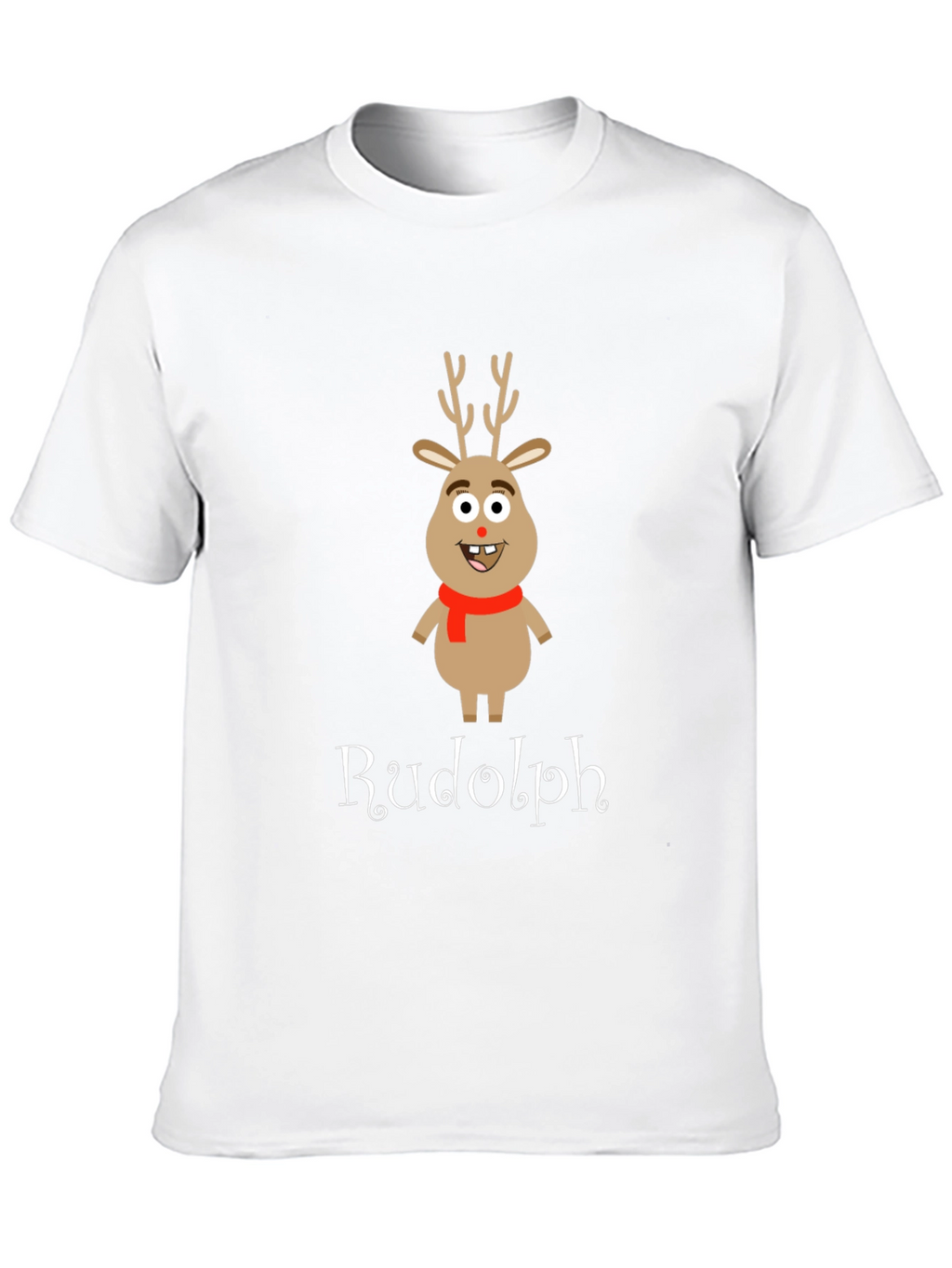 Rudolph Reindeer Graphic T-Shirt - Holiday Apparel