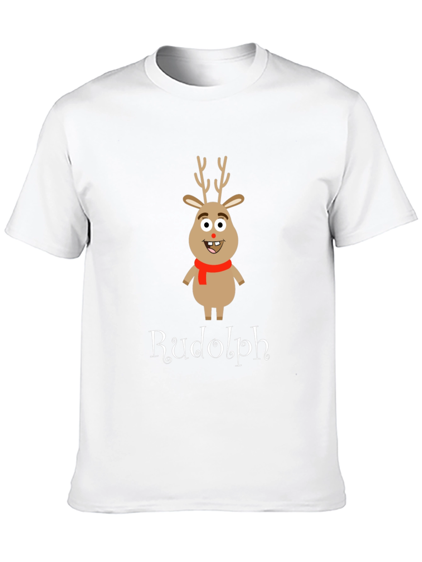 Rudolph Reindeer Graphic T-Shirt - Holiday Apparel