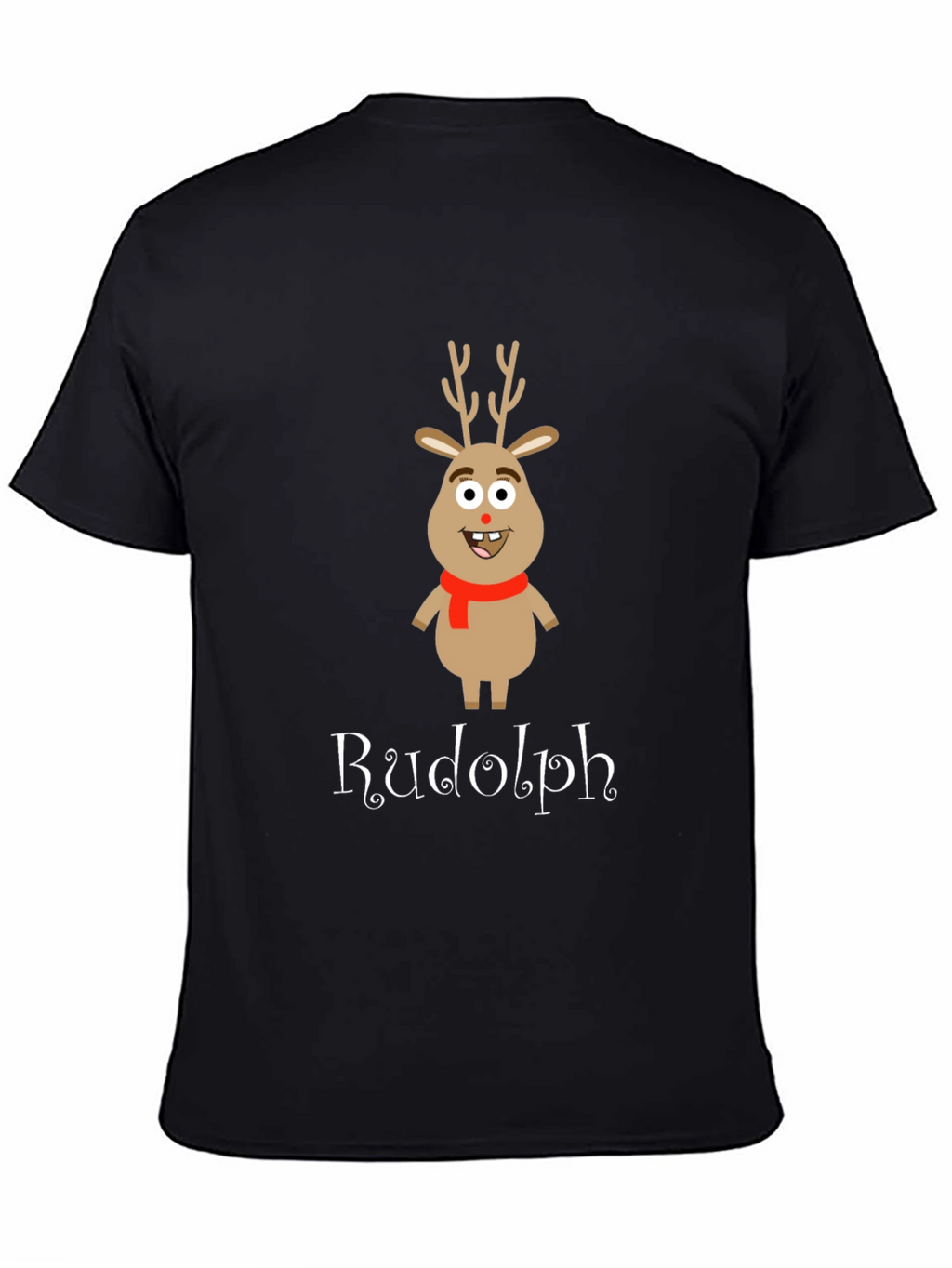 Rudolph Reindeer Graphic T-Shirt - Holiday Apparel