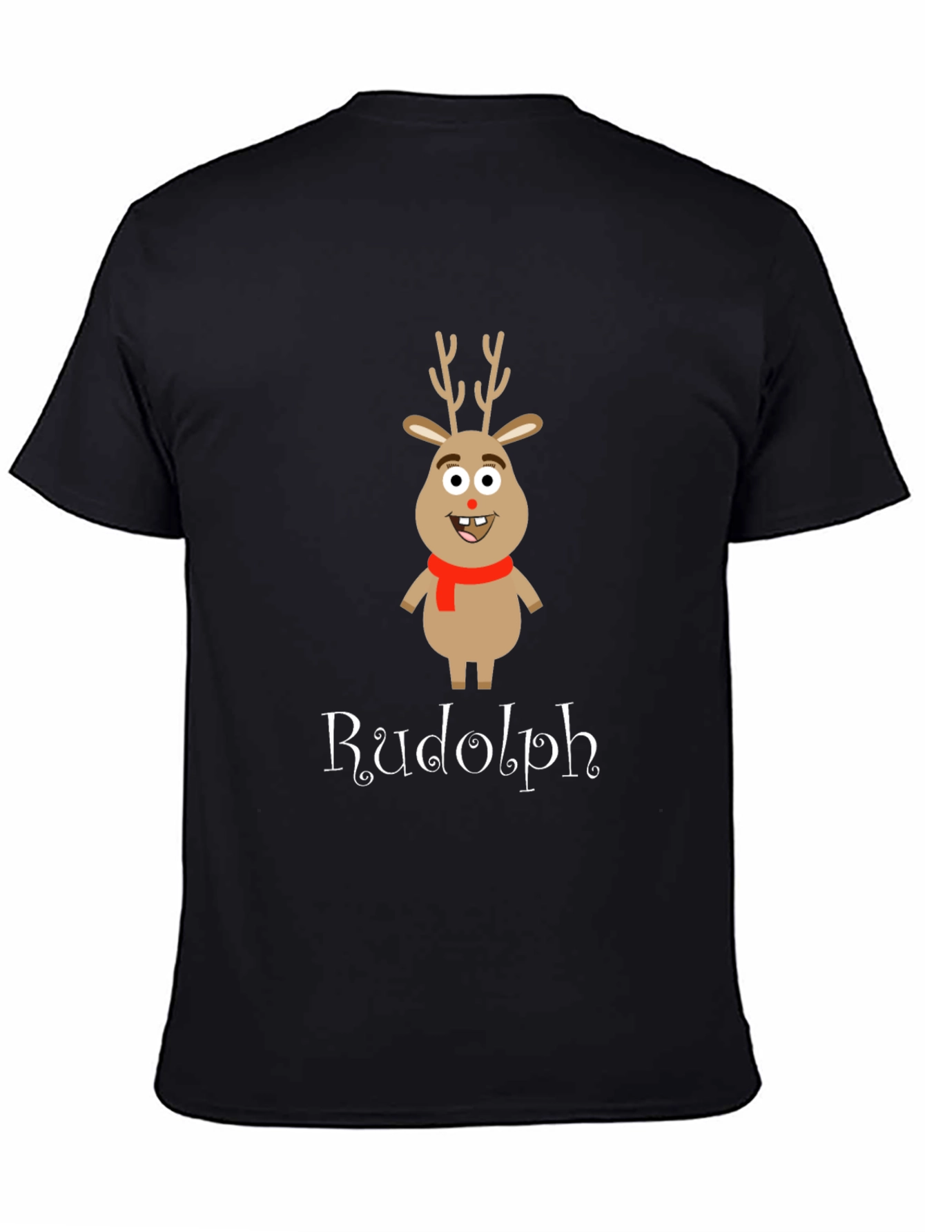 Rudolph Reindeer Graphic T-Shirt - Holiday Apparel