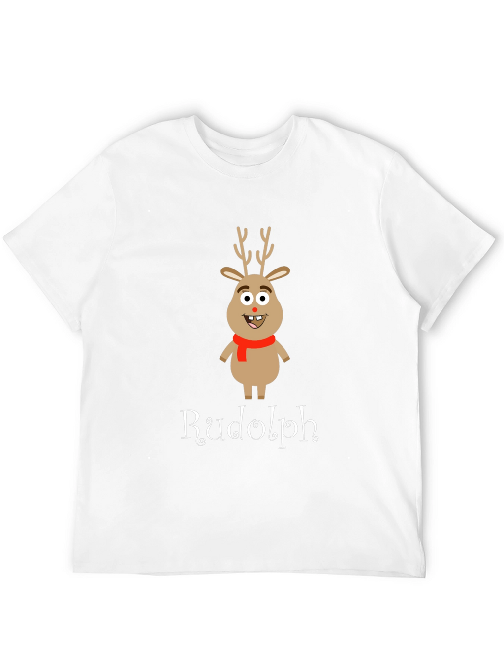 Rudolph Reindeer Graphic T-Shirt - Holiday Apparel