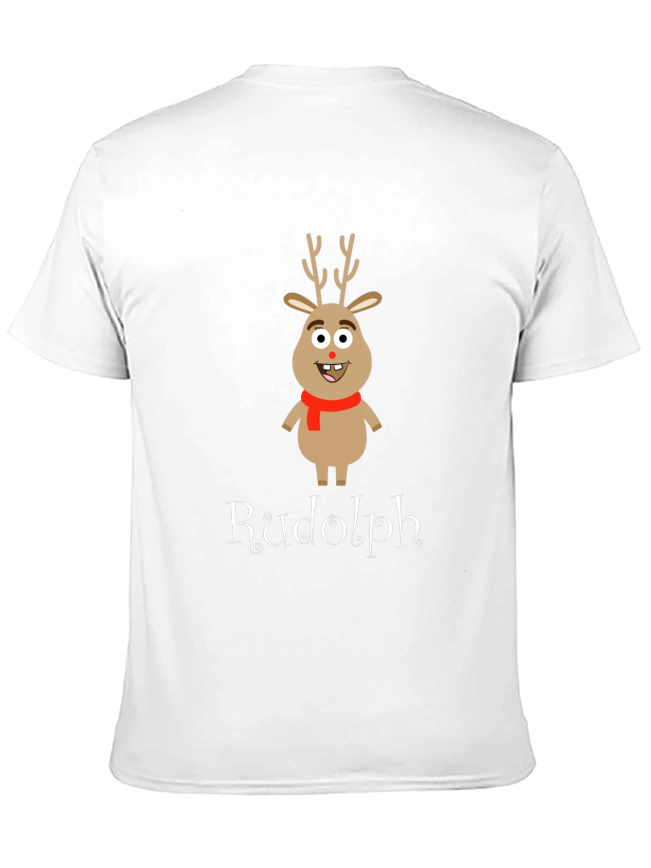 Rudolph Reindeer Graphic T-Shirt - Holiday Apparel
