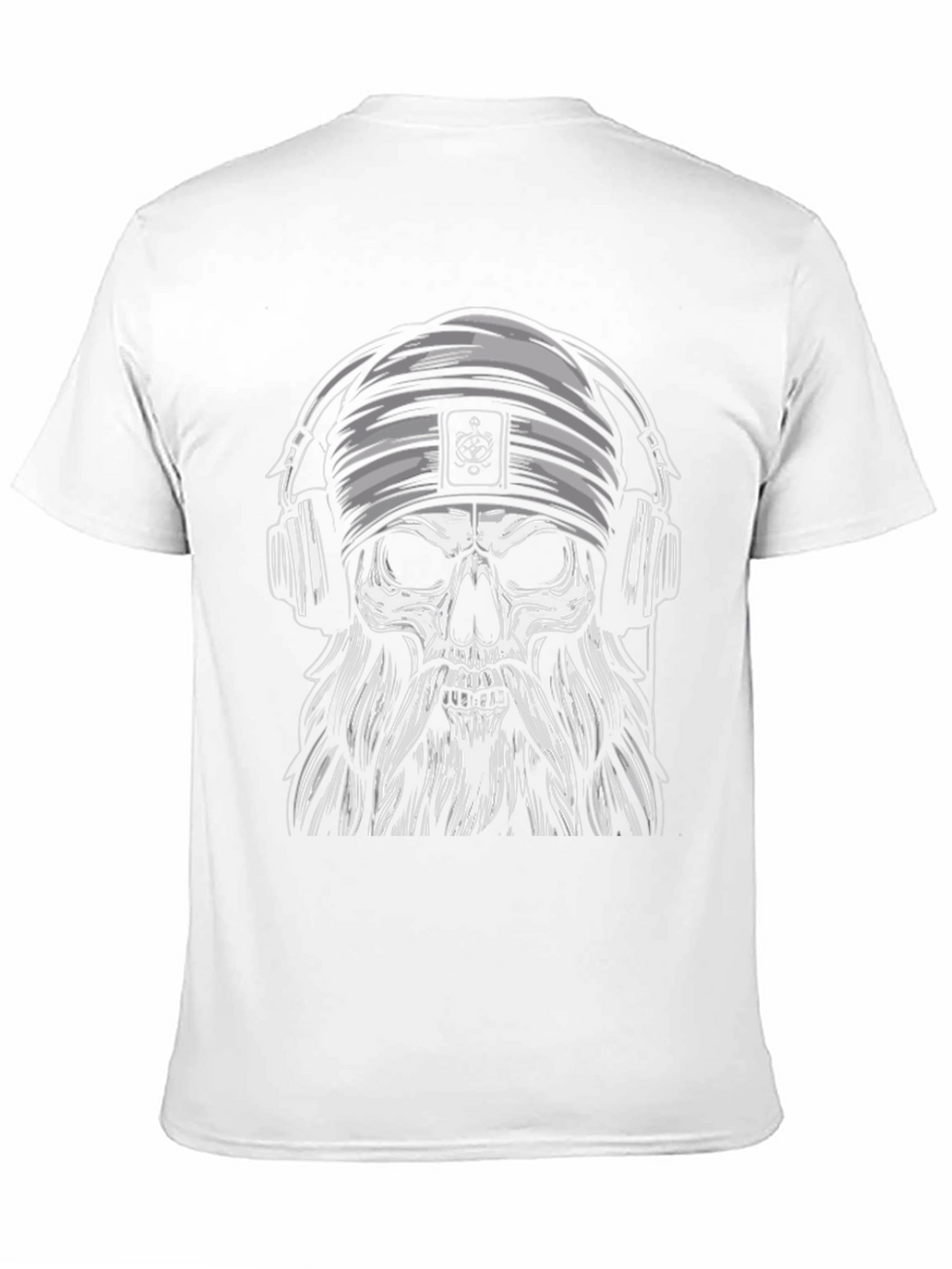 Skull with Headphones Graphic Tee
