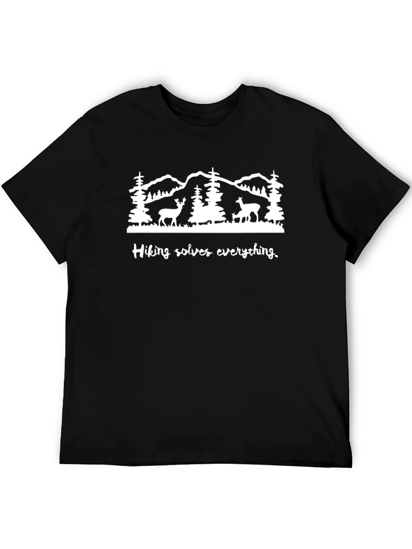 Hiking Solves Everything Graphic Tee