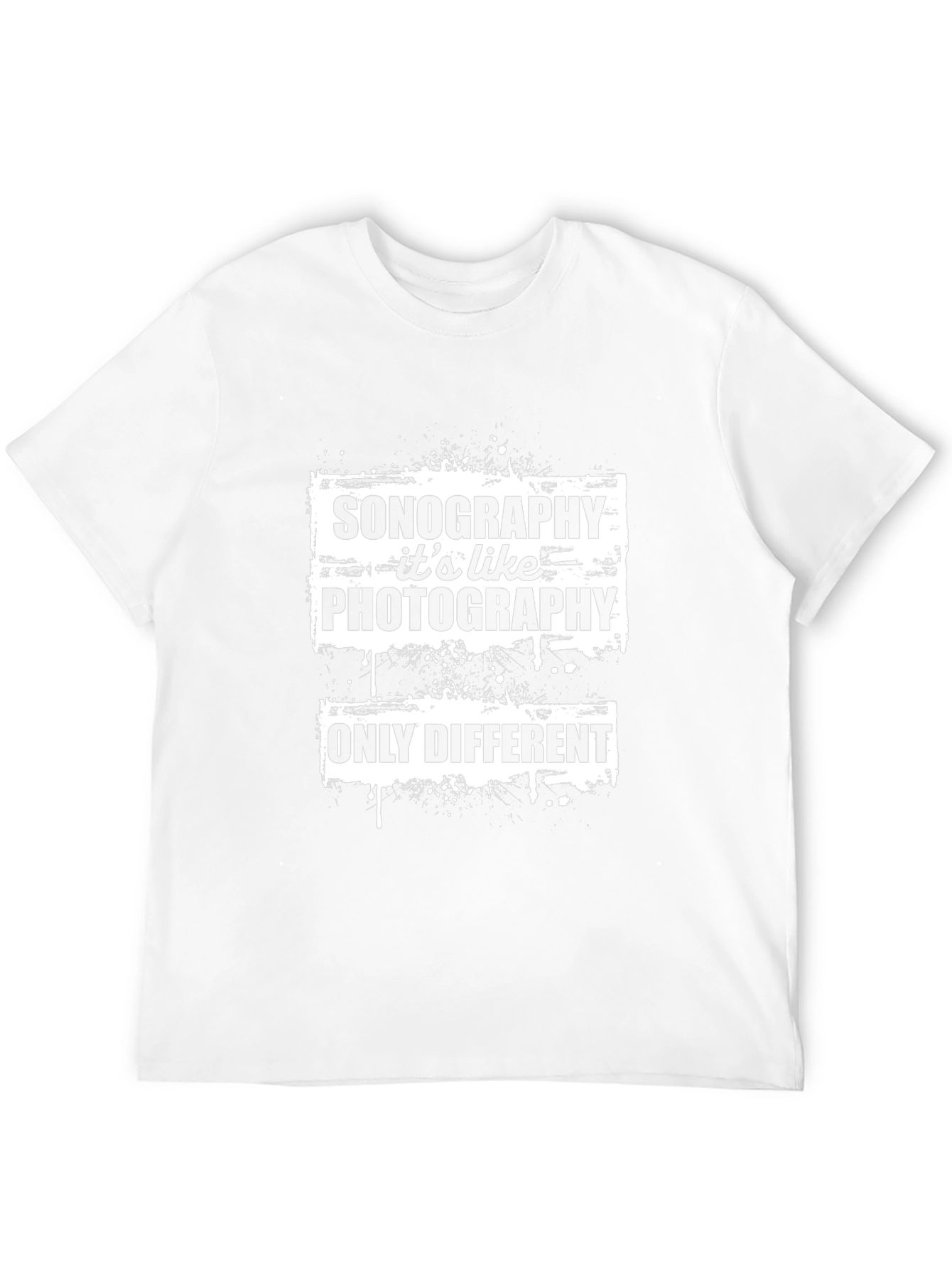 Sonography Like Photography T-Shirt Funny Gift