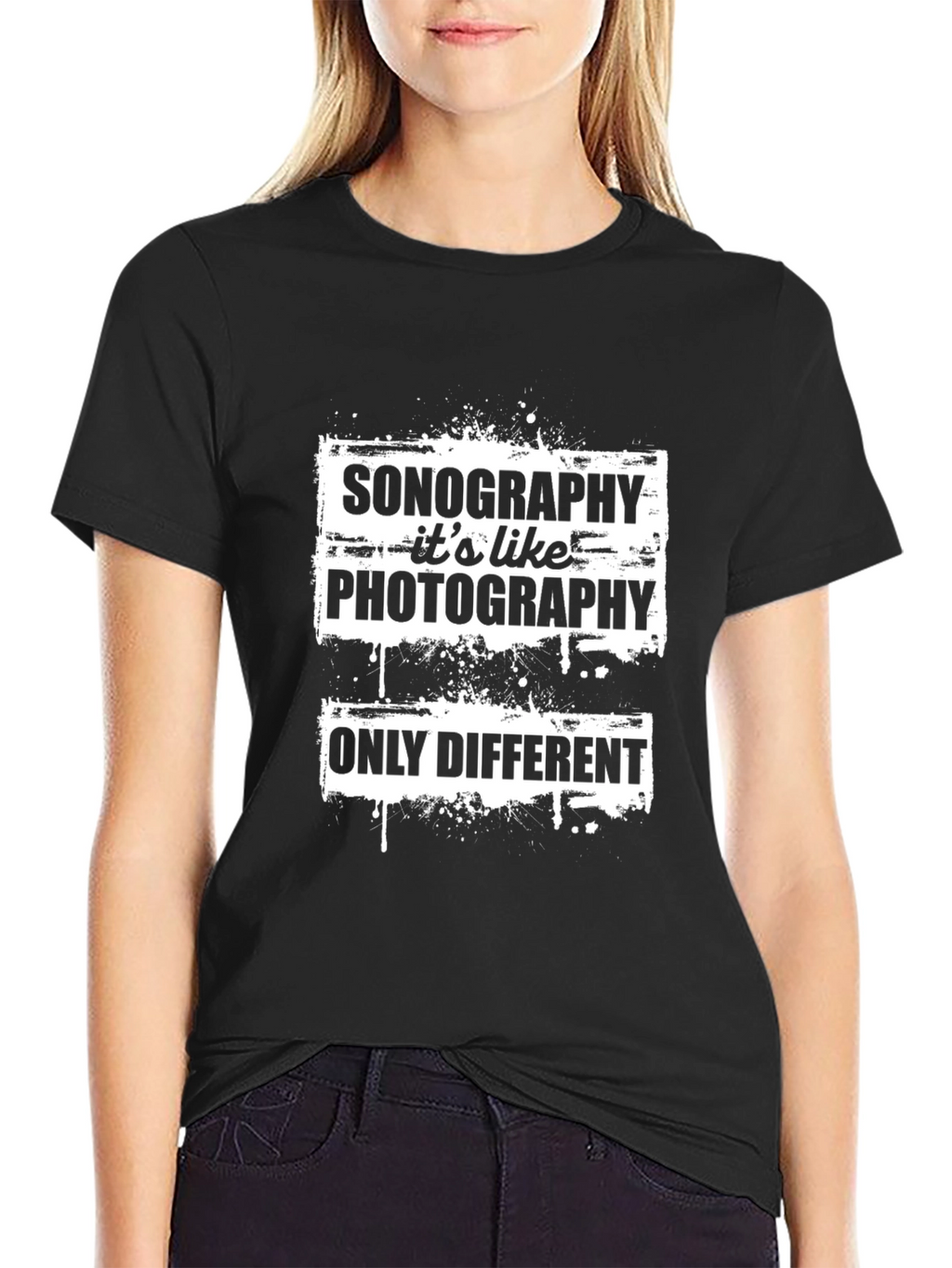 Sonography Like Photography T-Shirt Funny Gift
