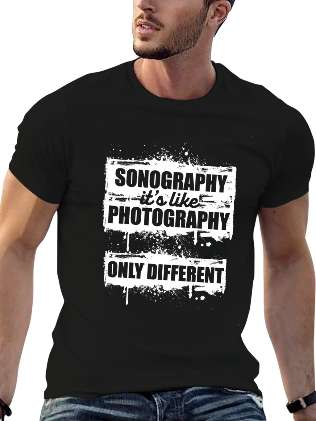 Sonography Like Photography T-Shirt Funny Gift