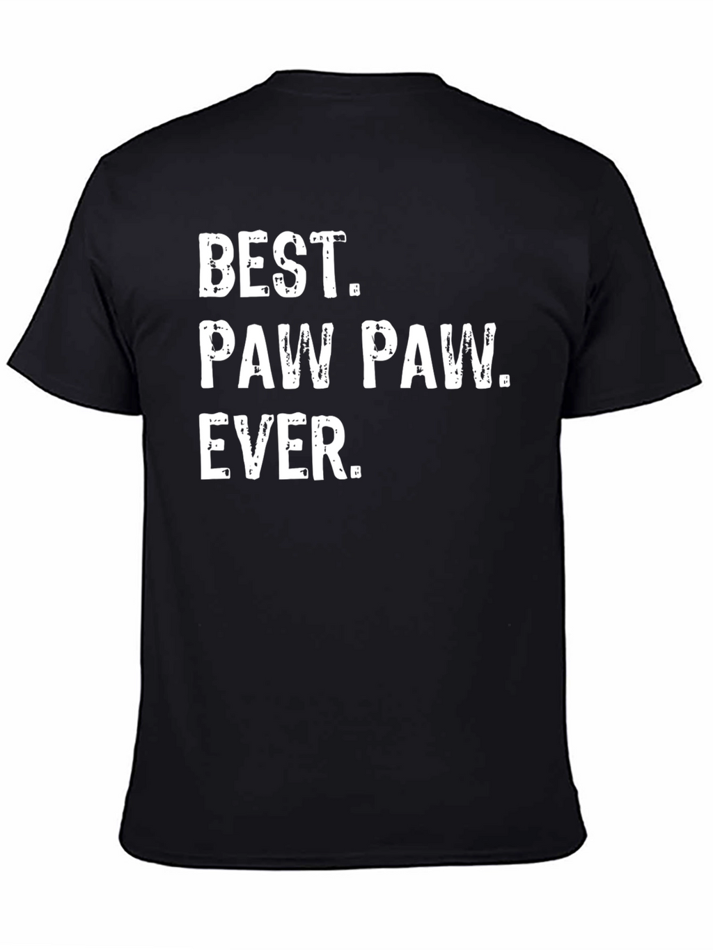 Best Paw Paw Ever T-Shirt - Black