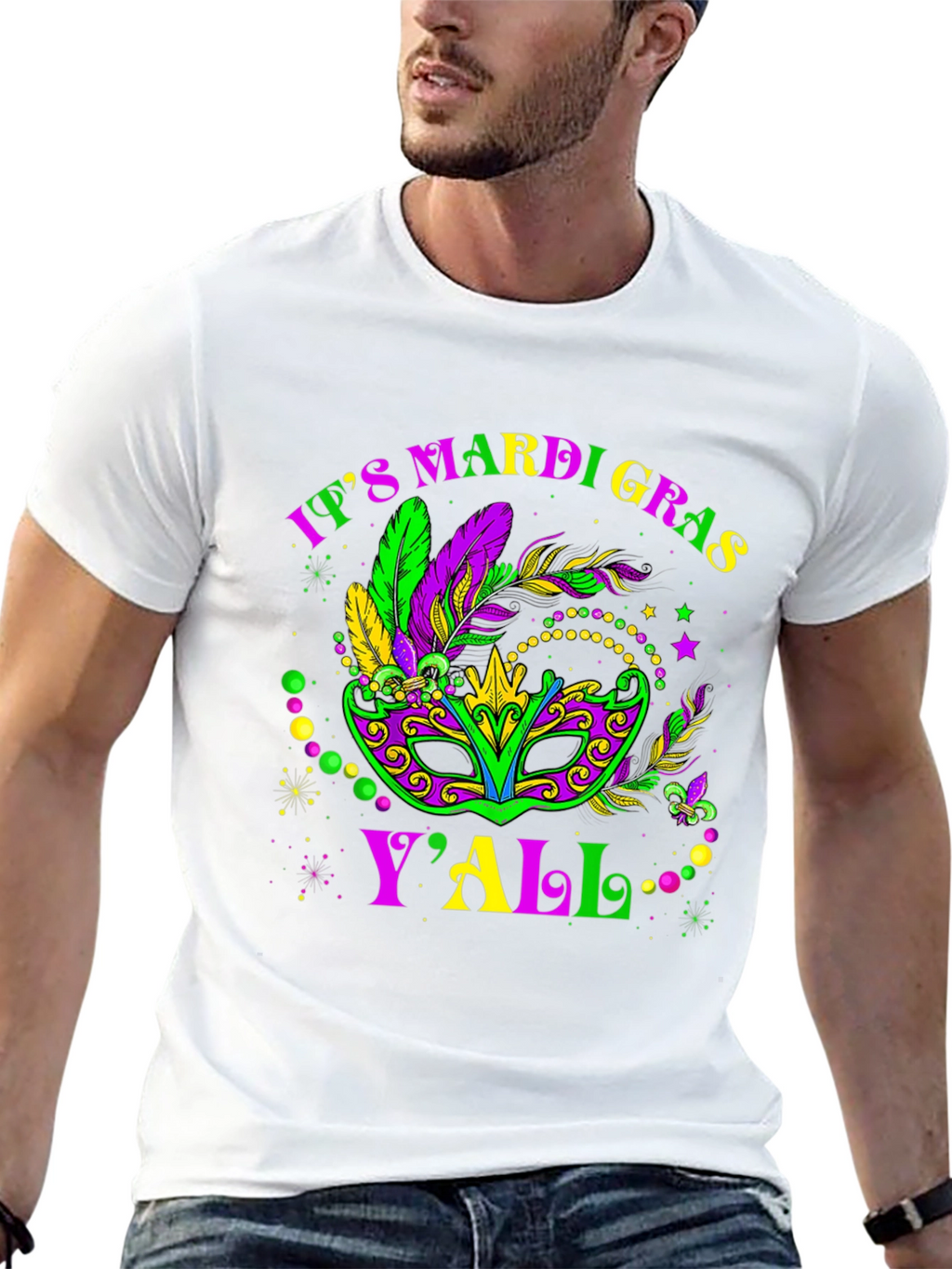 Mardi Gras Yall T-Shirt