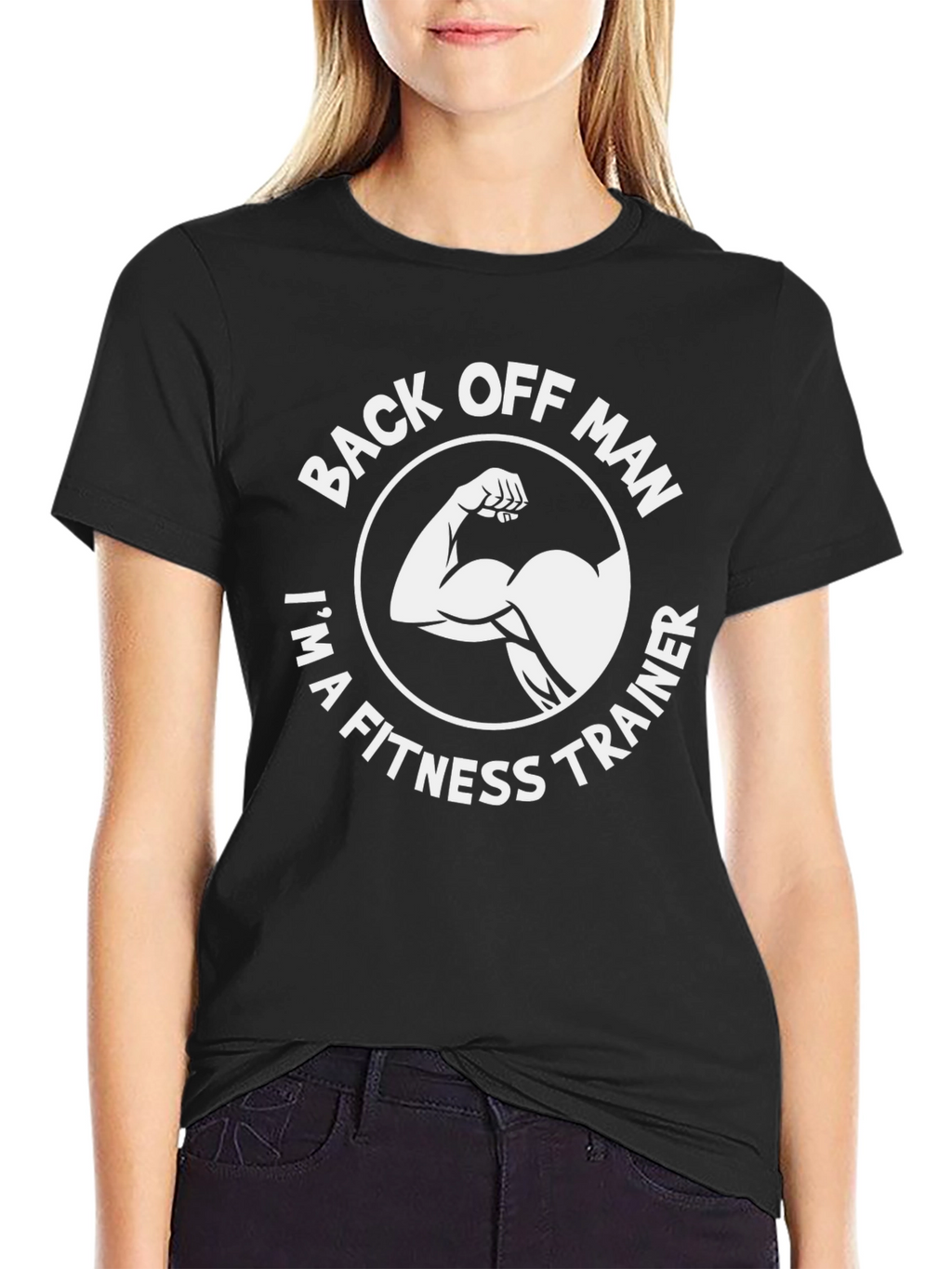 Back Off Man Fitness Trainer T-Shirt
