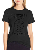 Exercise? Exorcise T-Shirt - Funny Graphic Tee
