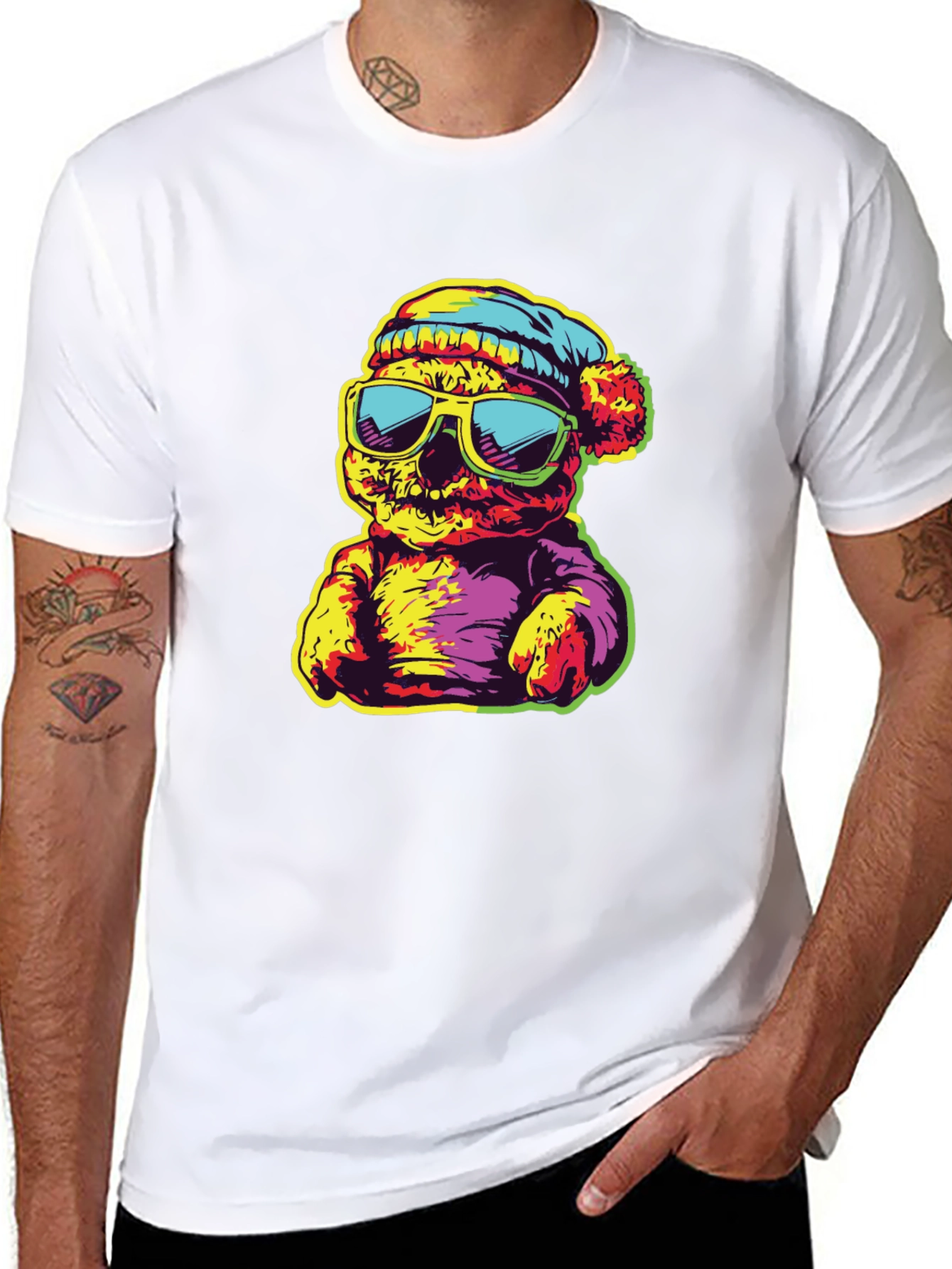 Cool Bear Graphic Print T-Shirt