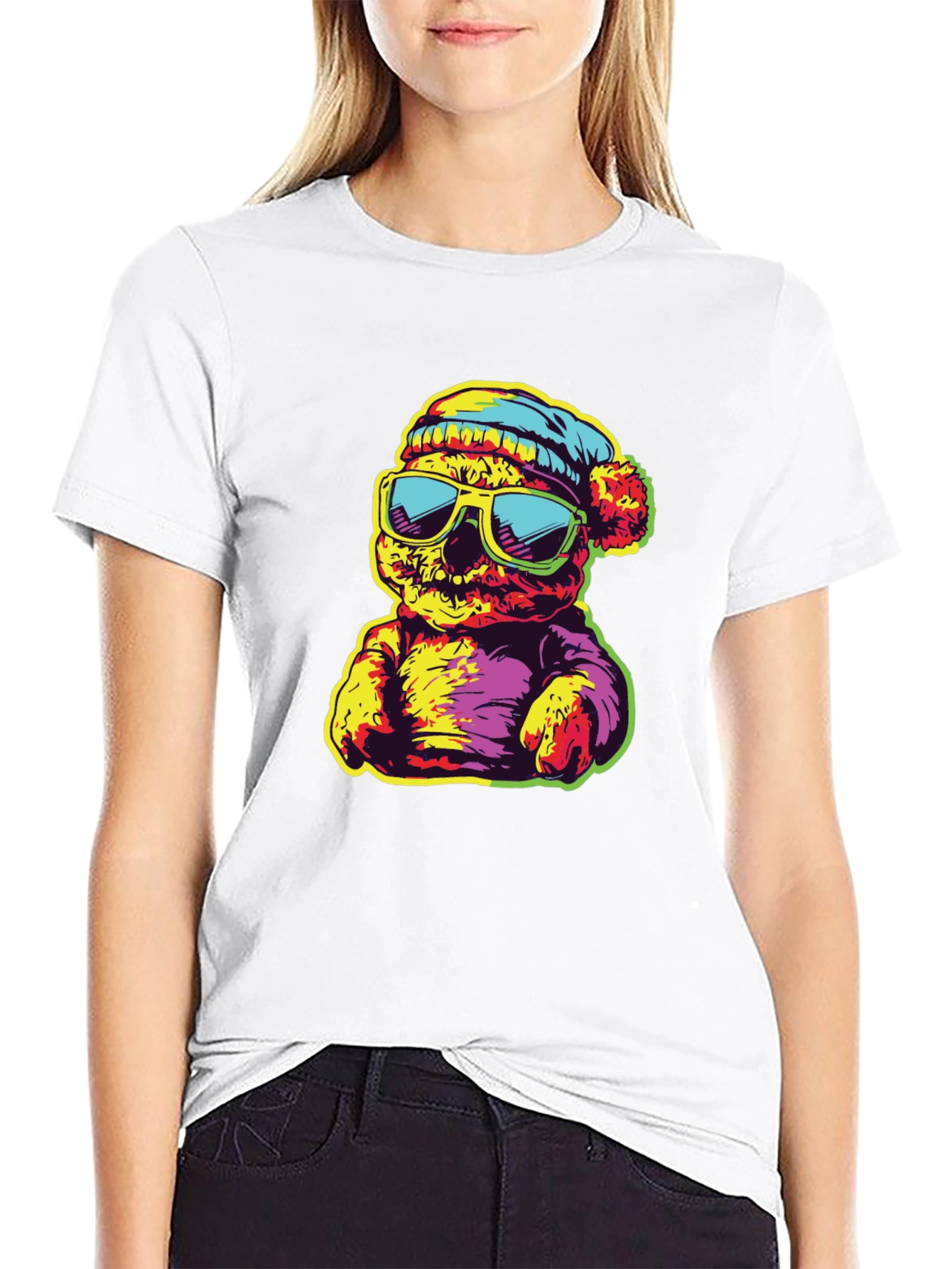 Cool Bear Graphic Print T-Shirt