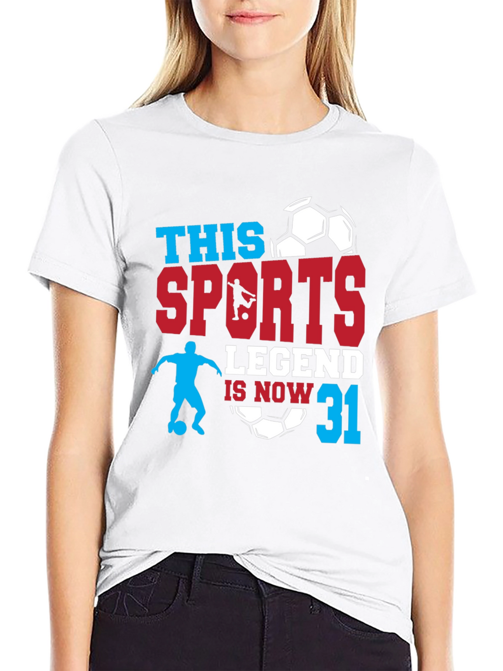 Sports Legend 31st Birthday Soccer Graphic Tee