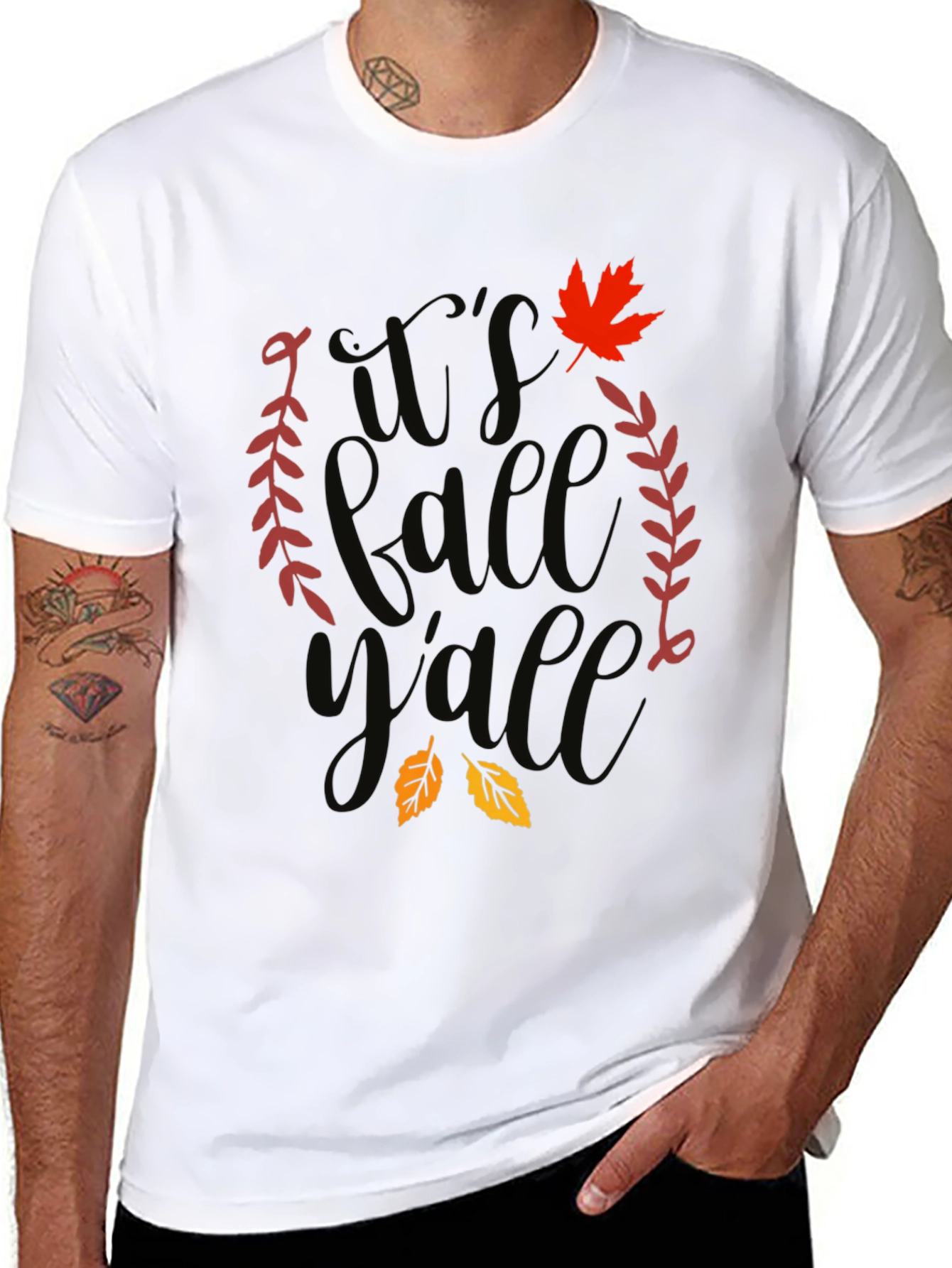 Its Fall Yall T-Shirt - Autumn Themed