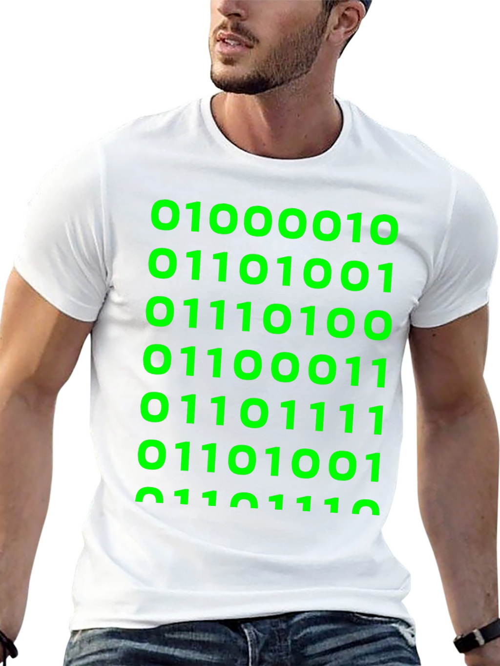 Binary Code T-Shirt - Geeky Style