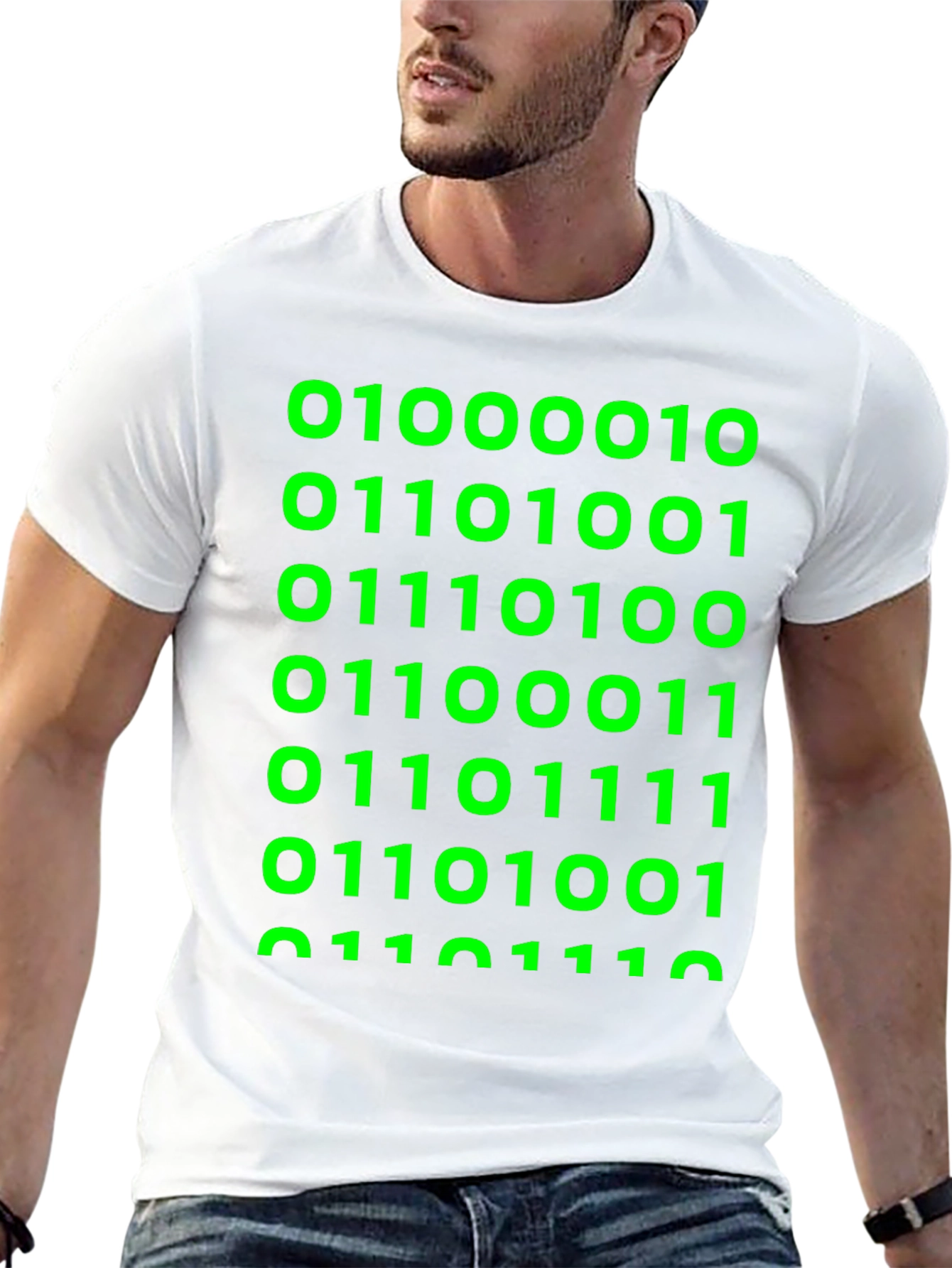 Binary Code T-Shirt - Geeky Style